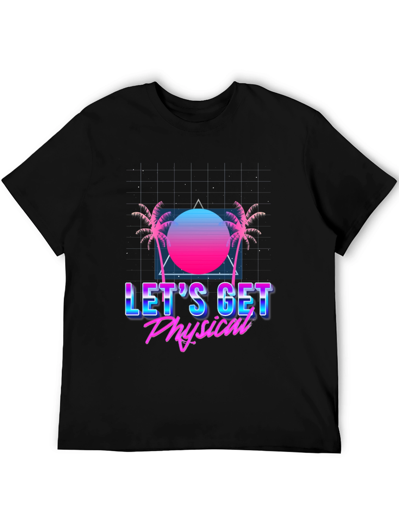 Retro Lets Get Physical Graphic Tee