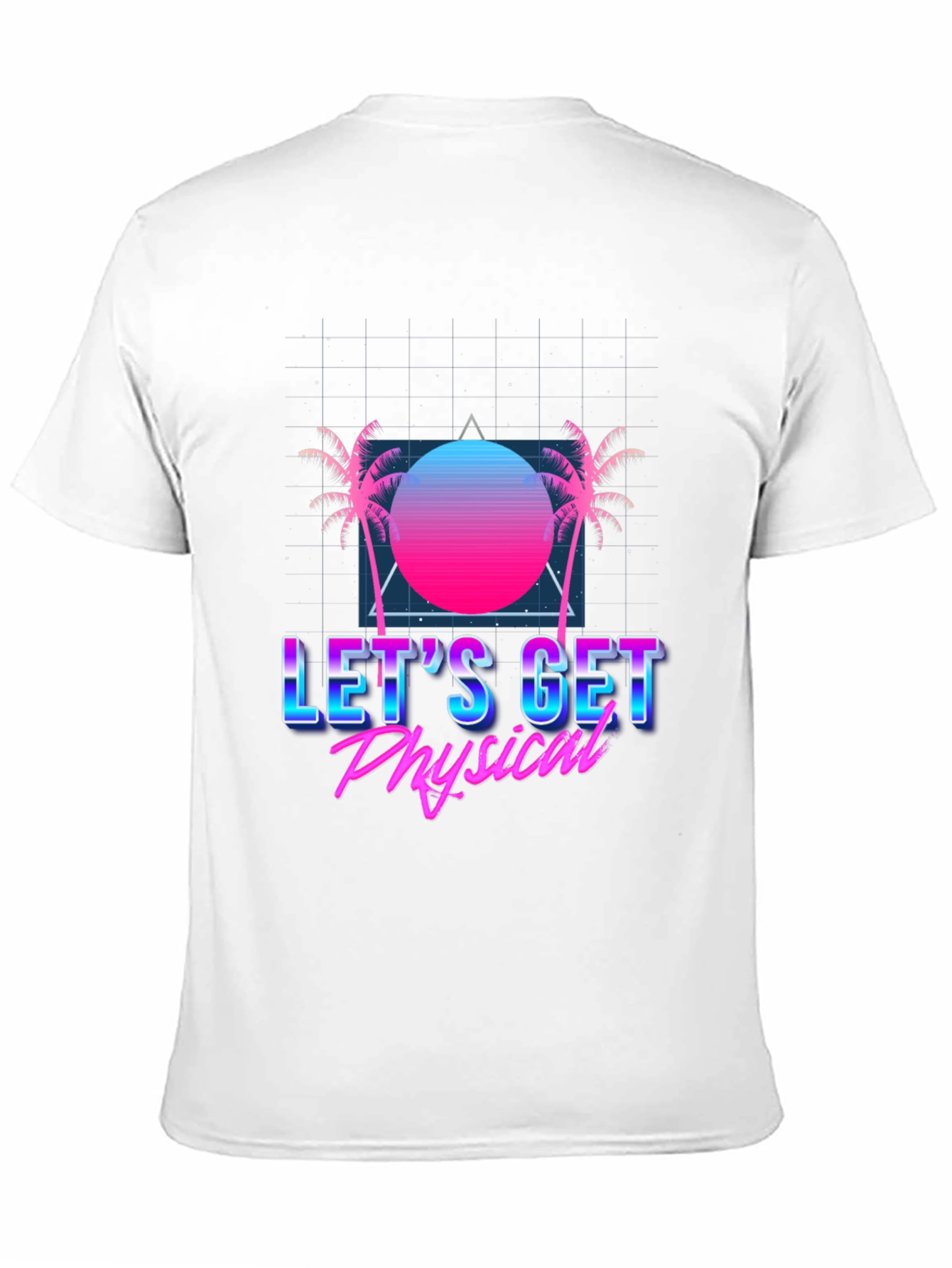 Retro Lets Get Physical Graphic Tee