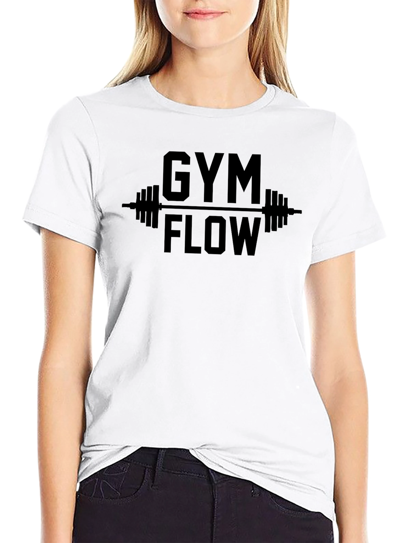Gym Flow T-Shirt - Black Workout Tee