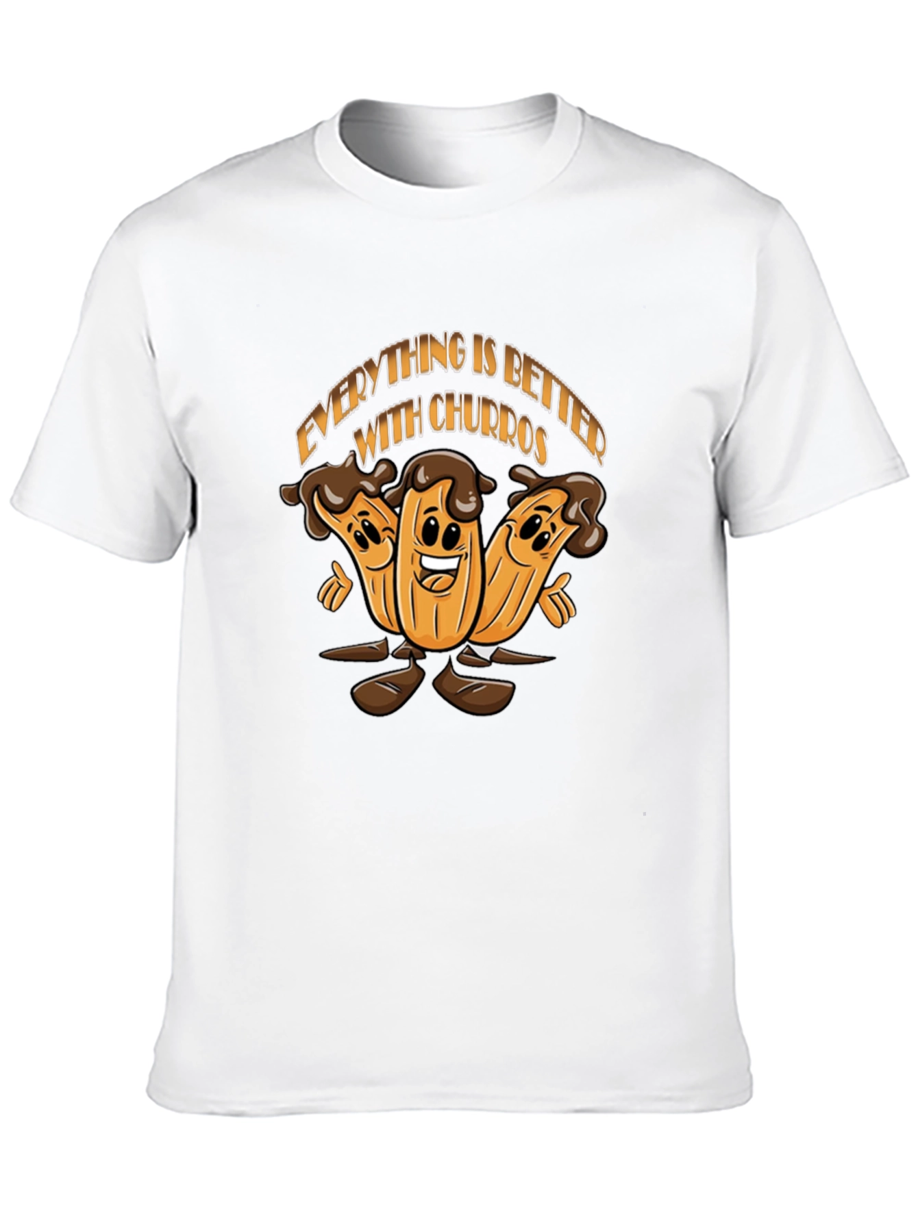 Everything is Better With Churros Black T-Shirt