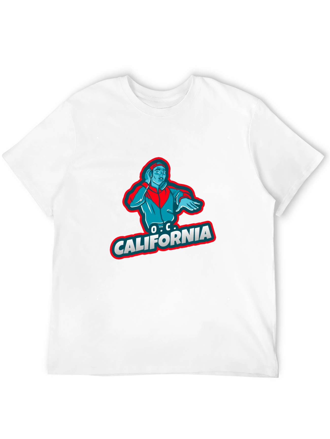O.C. California Graphic T-Shirt - Black