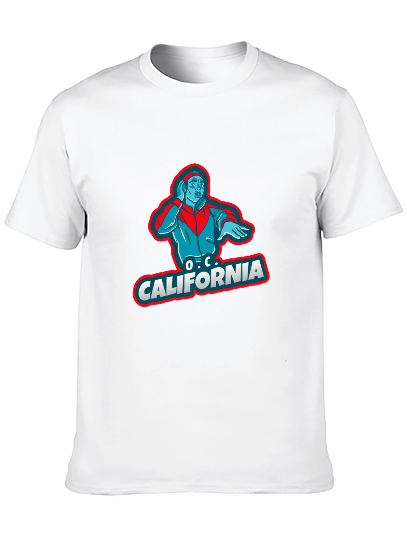 O.C. California Graphic T-Shirt - Black