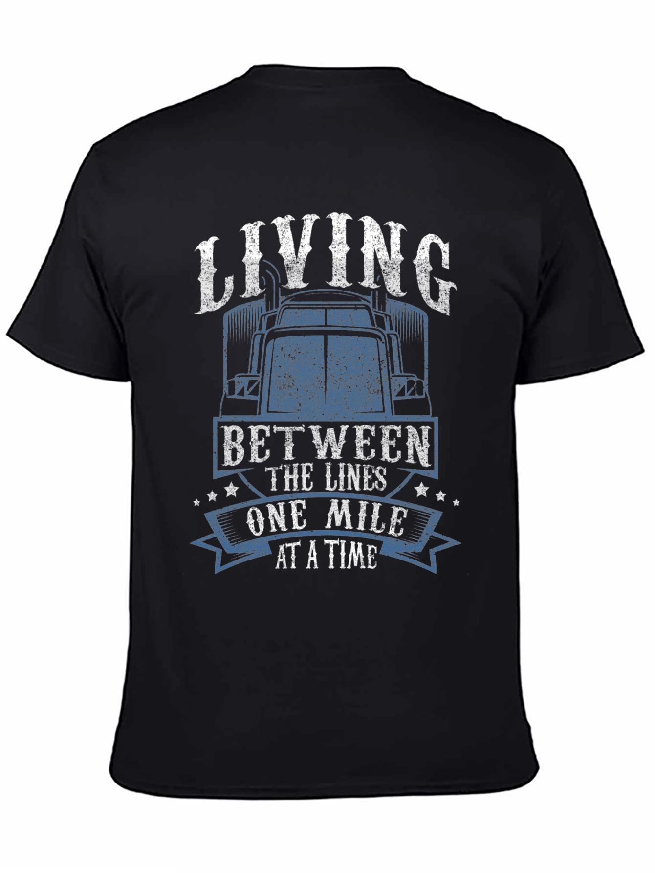 Living Between the Lines Trucker T-Shirt