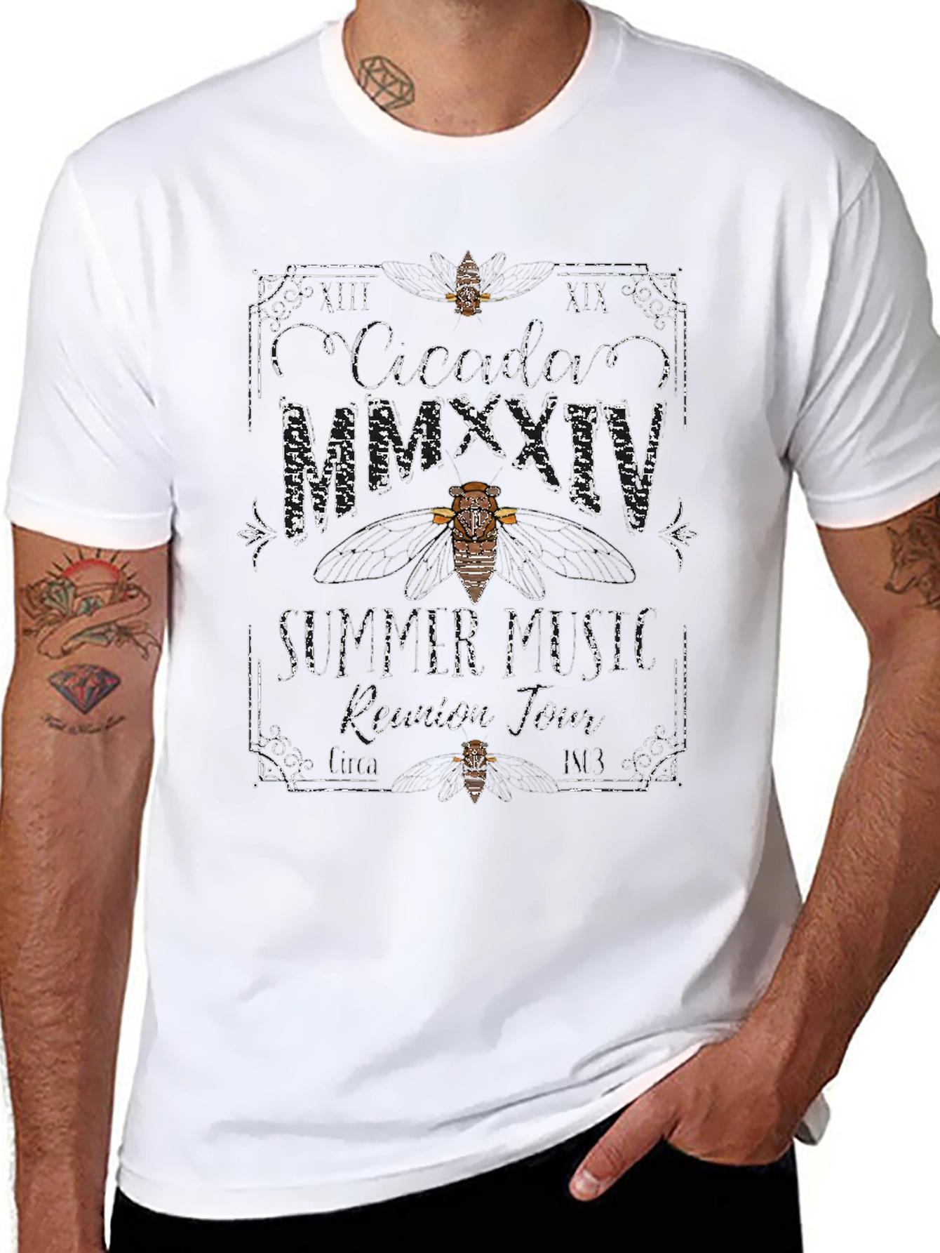 Cicada MMXXIV Summer Music Tour Graphic Tee