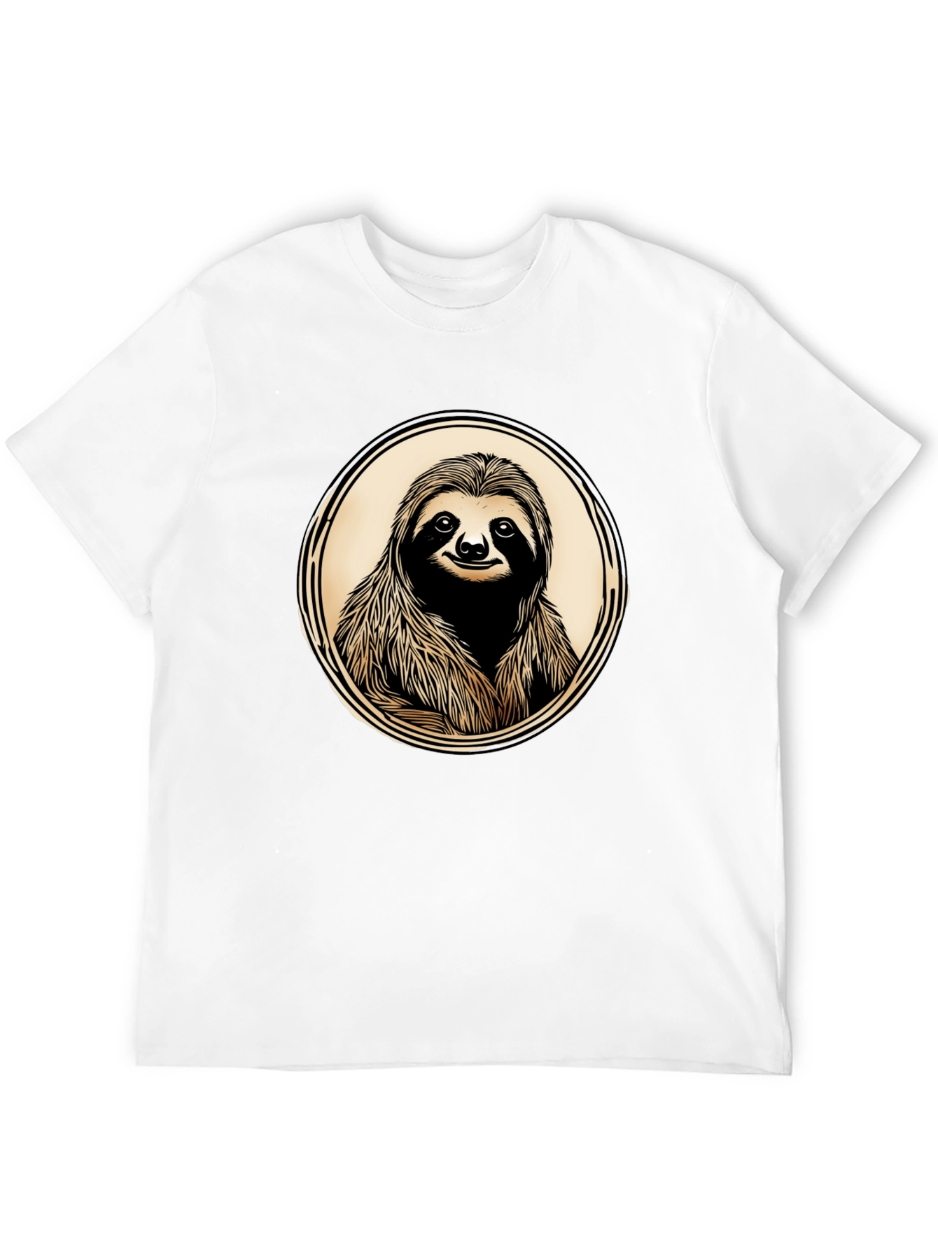 Sloth Graphic Print Tee