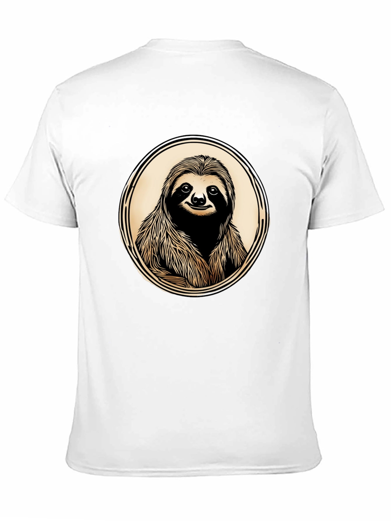 Sloth Graphic Print Tee
