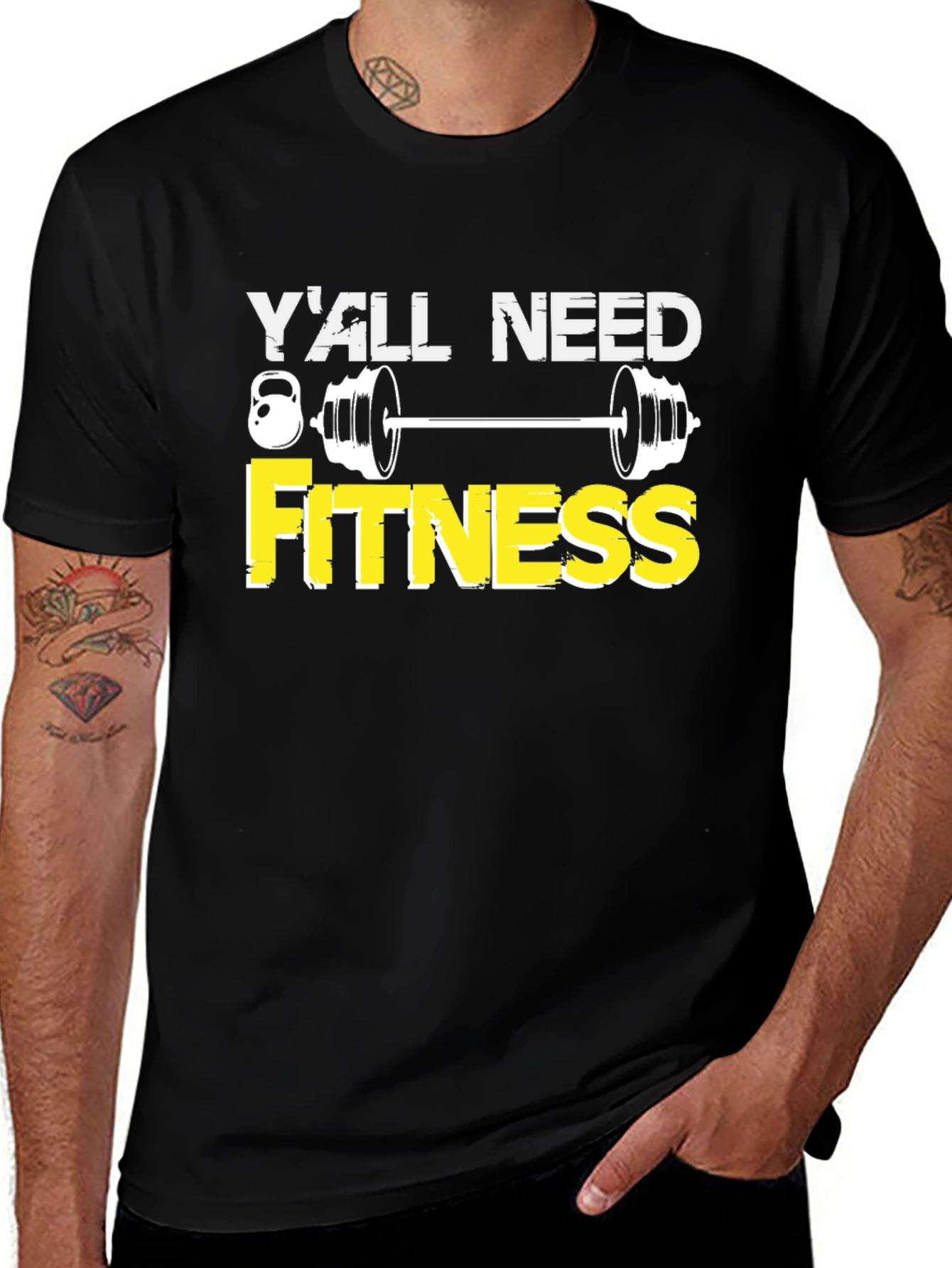 Yall Need Fitness Graphic Tee - Gym Motivation Shirt