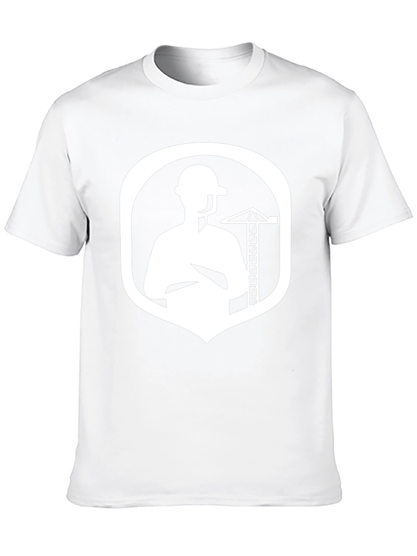 Construction Worker Graphic Tee - Black