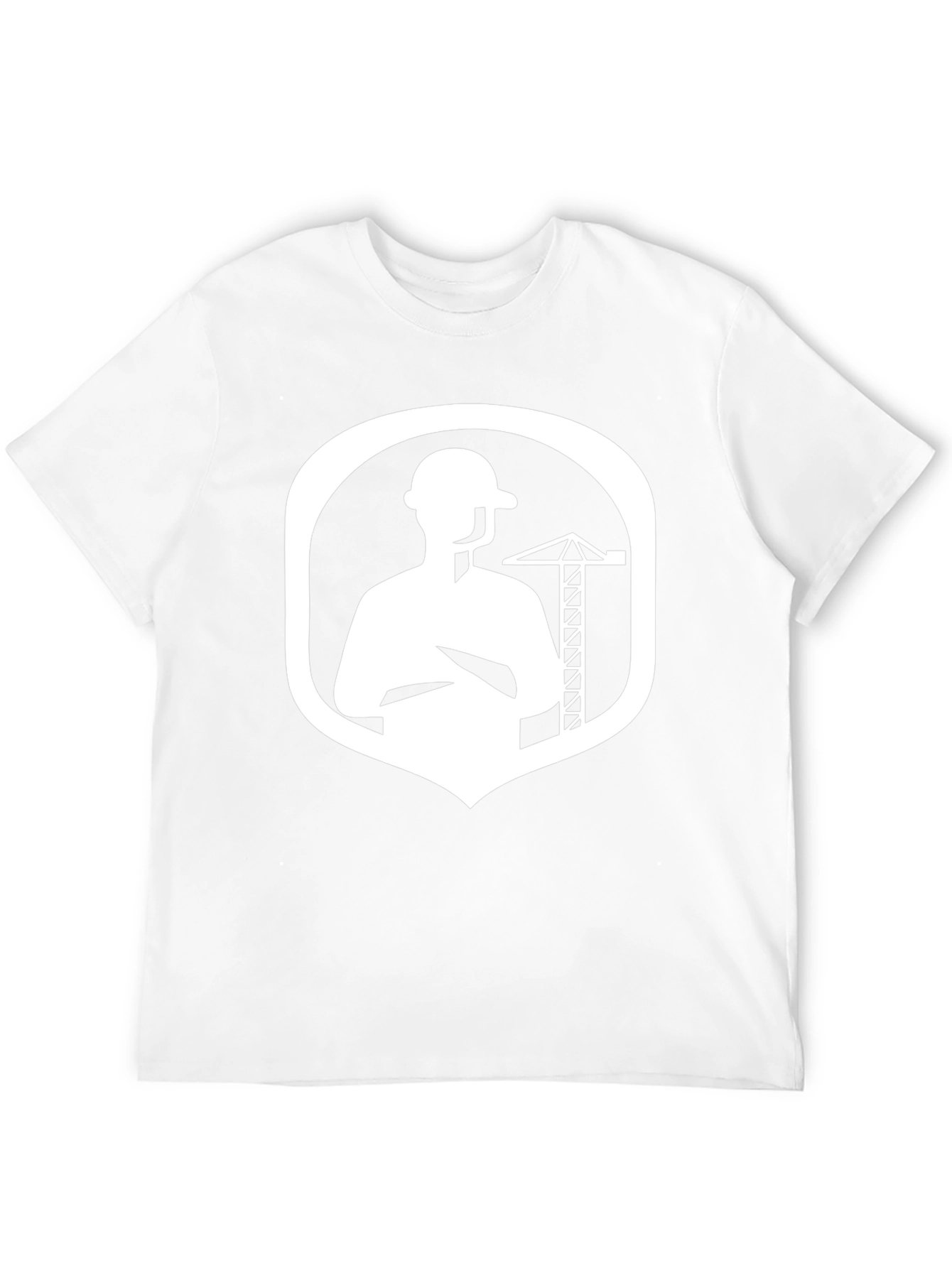 Construction Worker Graphic Tee - Black