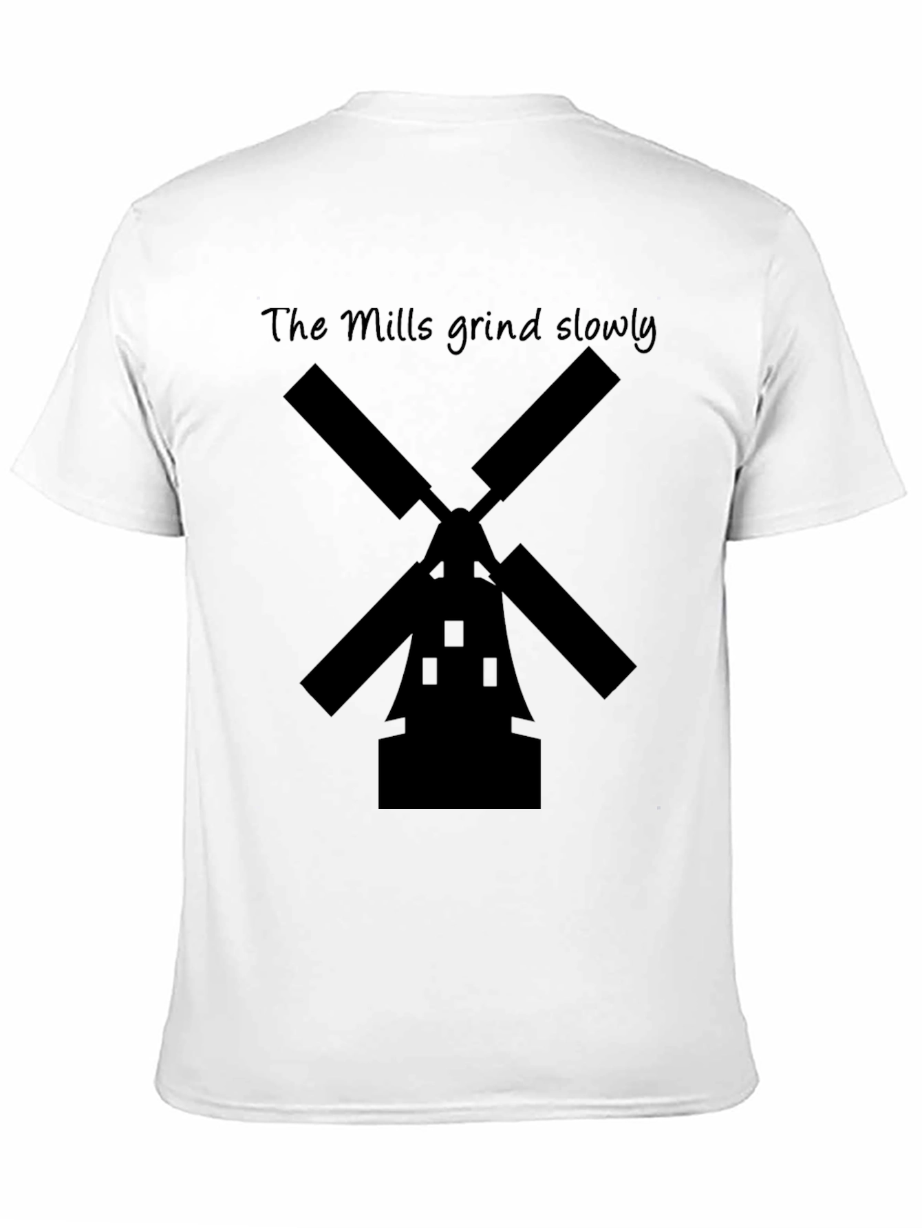 The Mills Grind Slowly Black T-Shirt