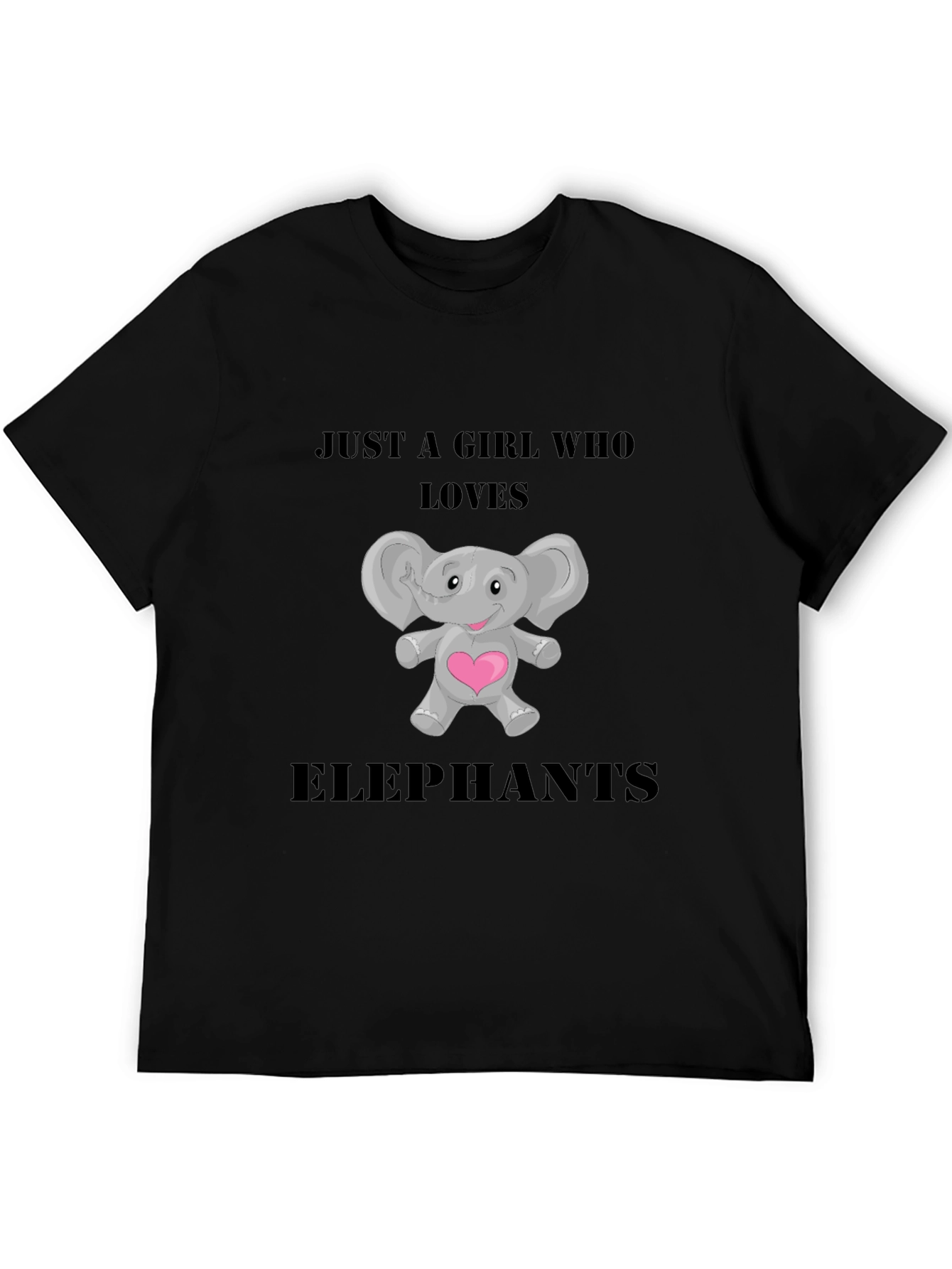 Just a Girl Who Loves Elephants T-Shirt