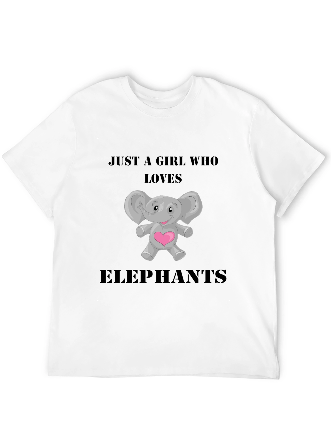 Just a Girl Who Loves Elephants T-Shirt
