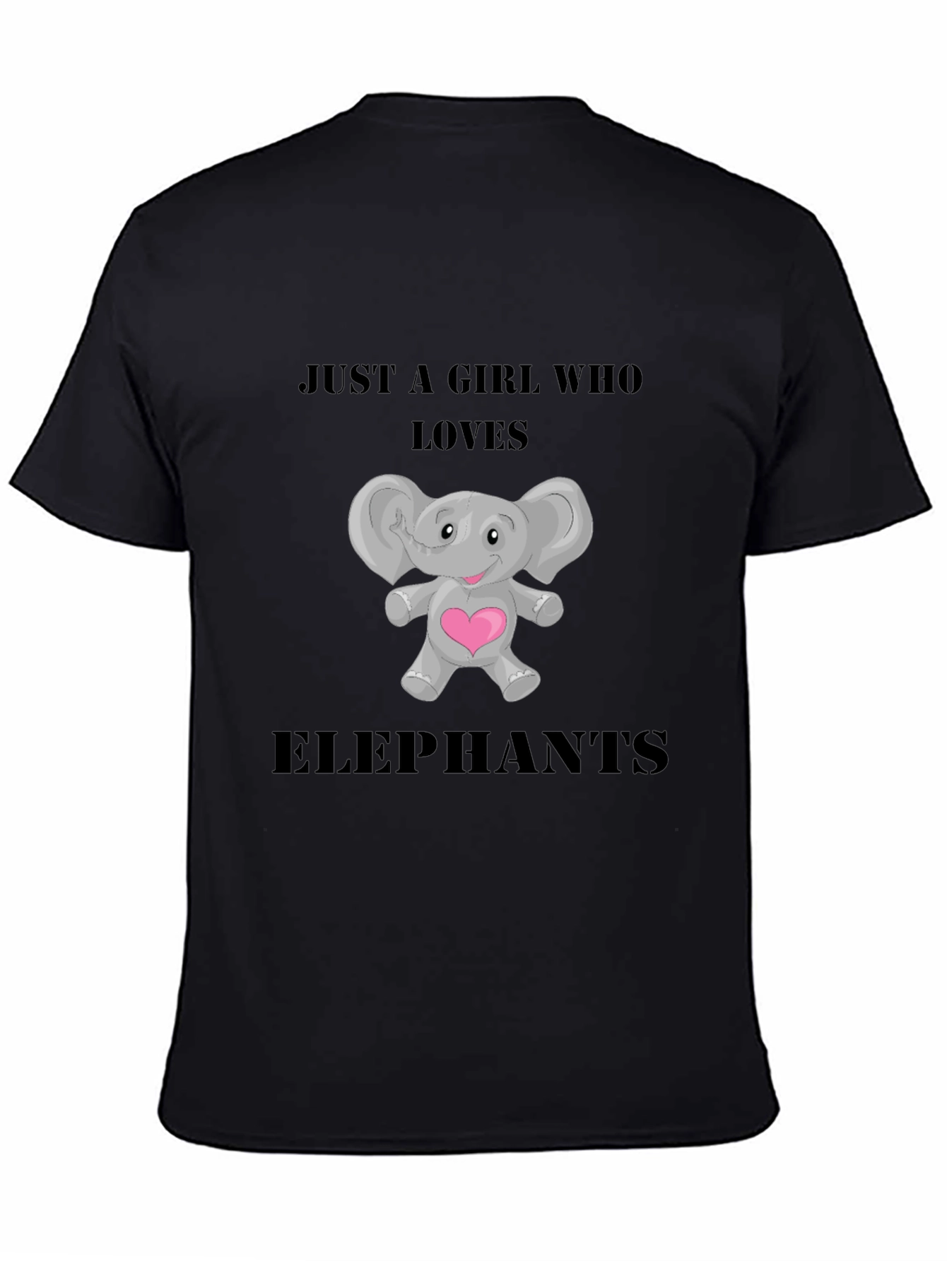 Just a Girl Who Loves Elephants T-Shirt