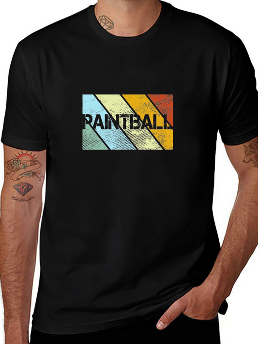 Retro Paintball Graphic T-Shirt