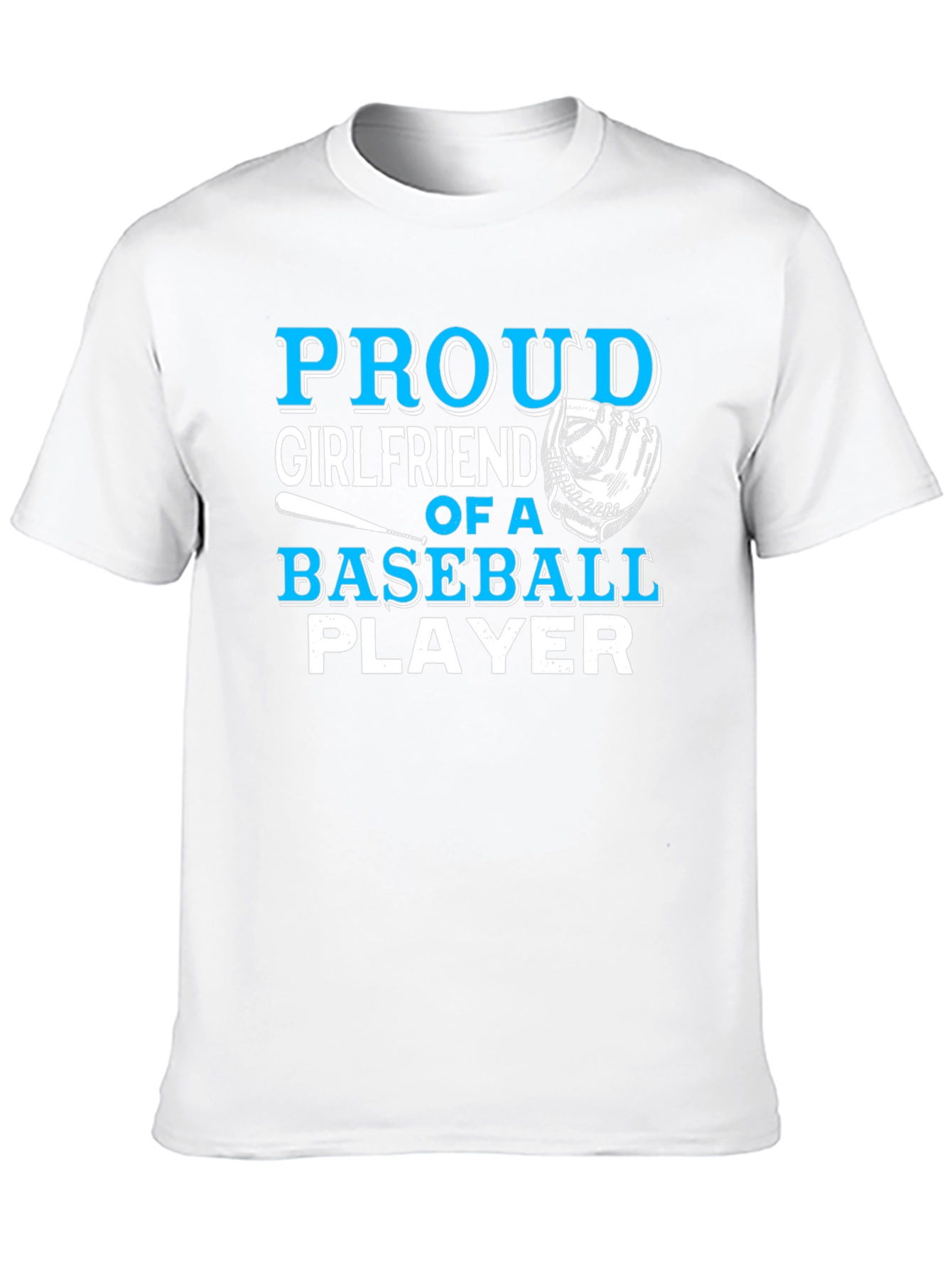Proud Girlfriend Baseball Player Graphic Tee