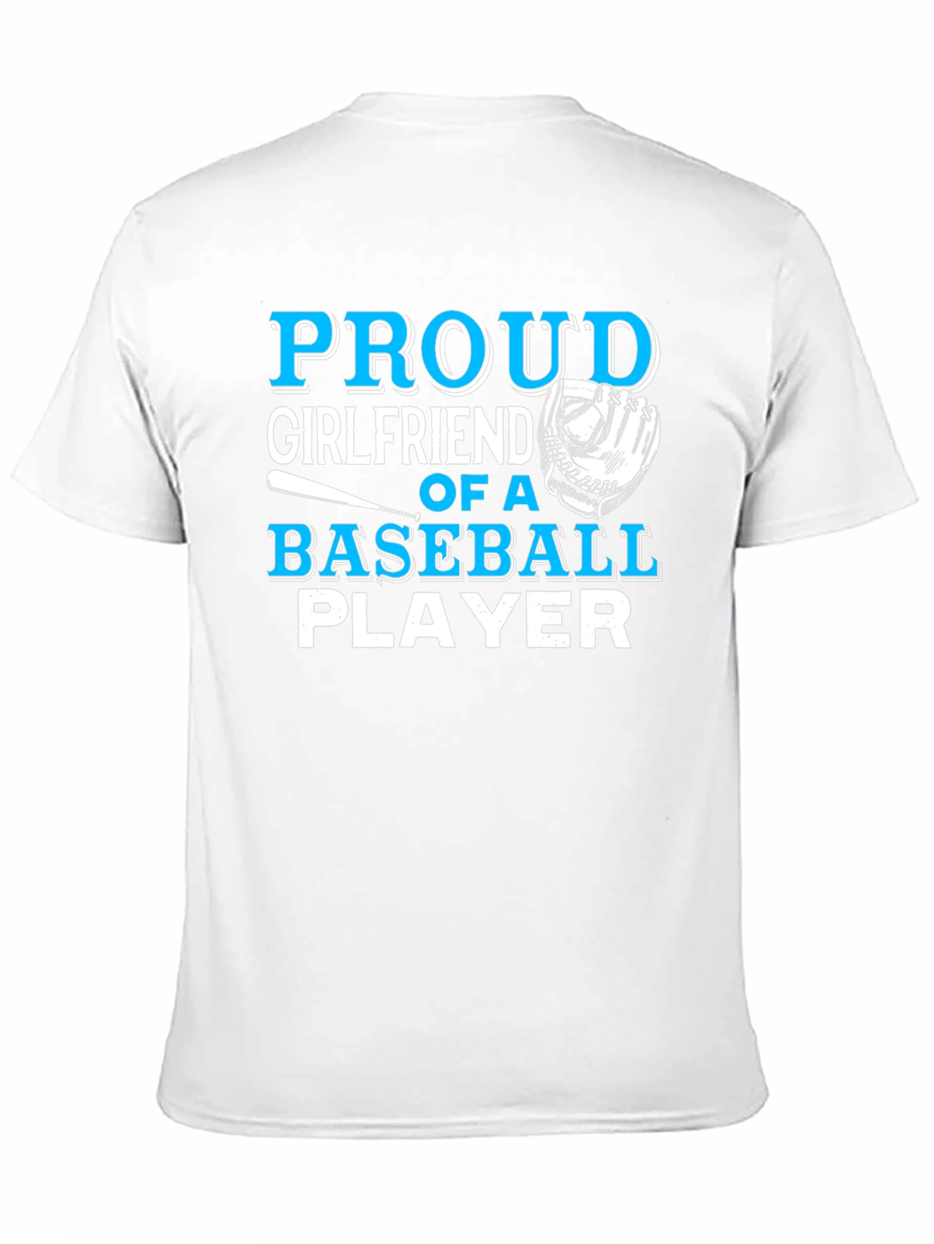 Proud Girlfriend Baseball Player Graphic Tee