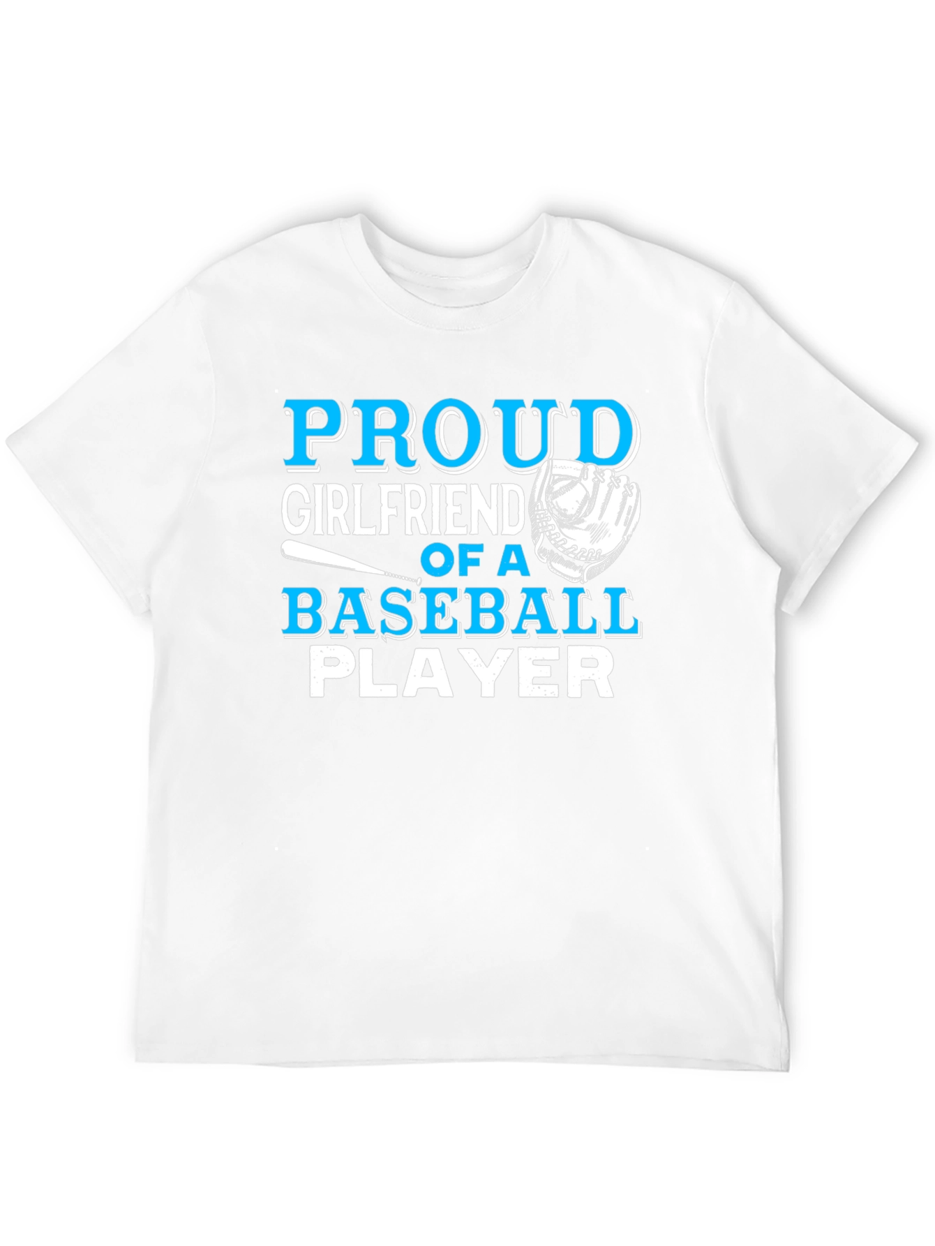 Proud Girlfriend Baseball Player Graphic Tee