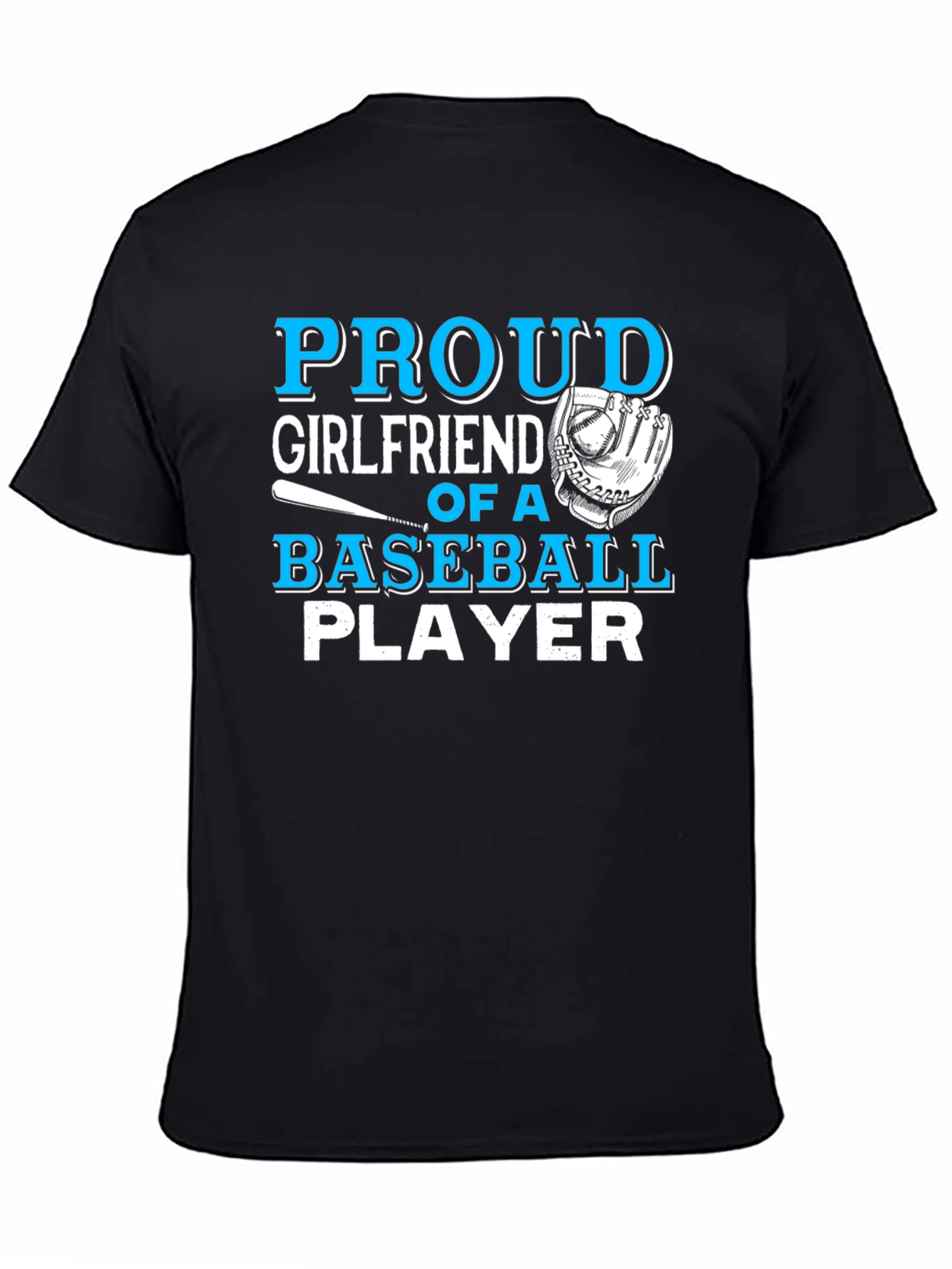 Proud Girlfriend Baseball Player Graphic Tee