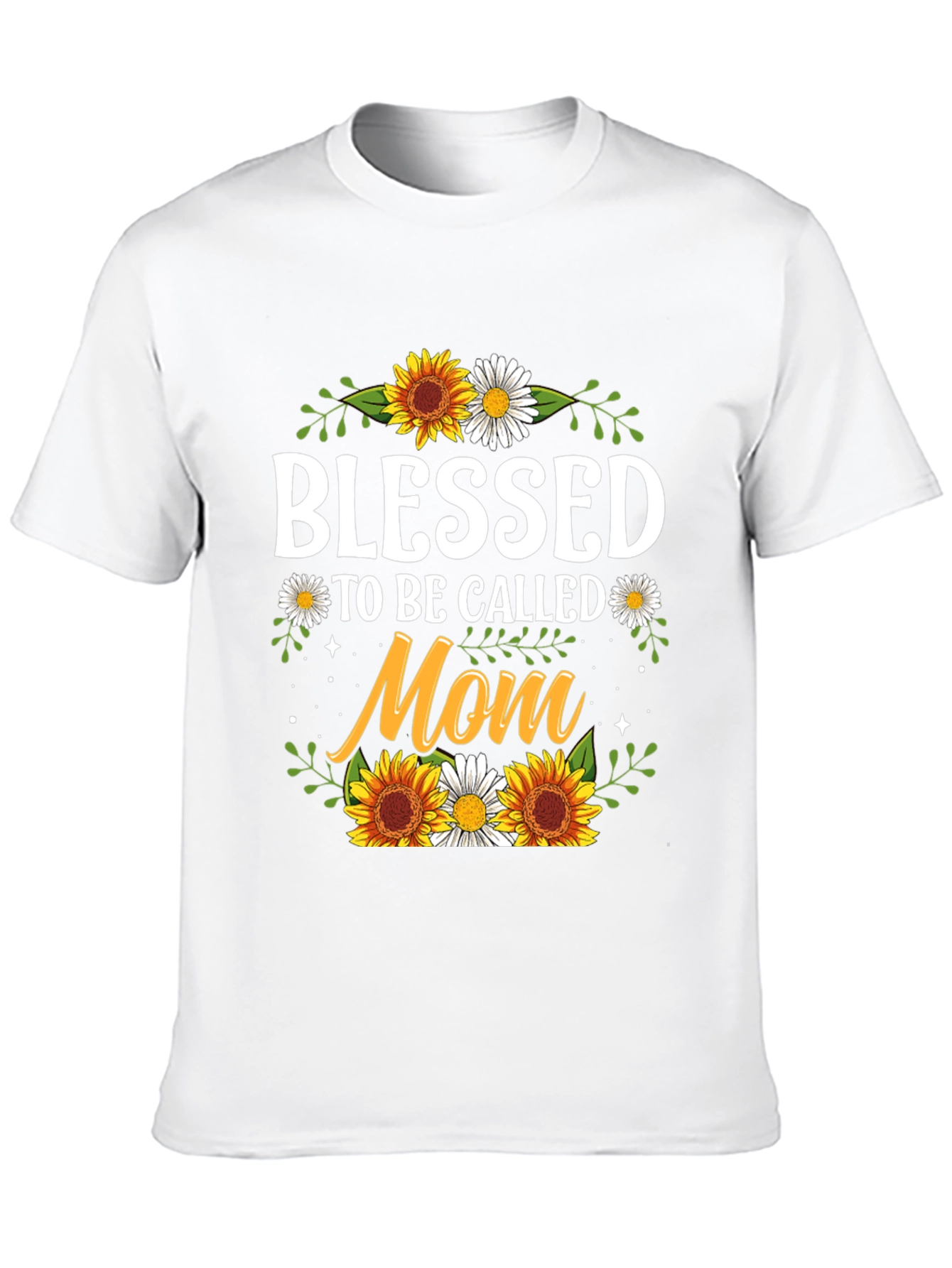 Blessed Mom T-Shirt - Sunflower Graphic Tee