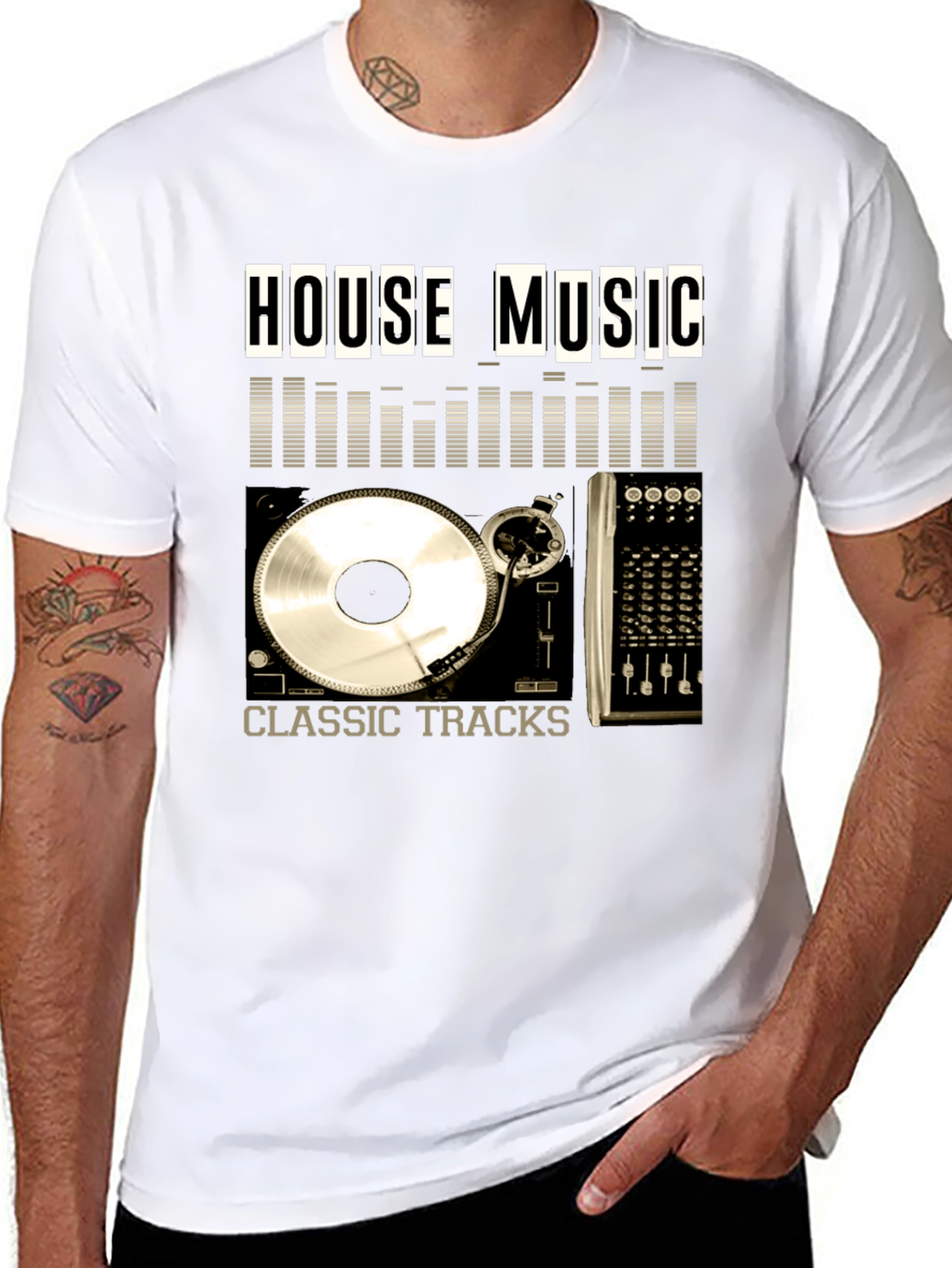 House Music Classic Tracks Graphic Tee