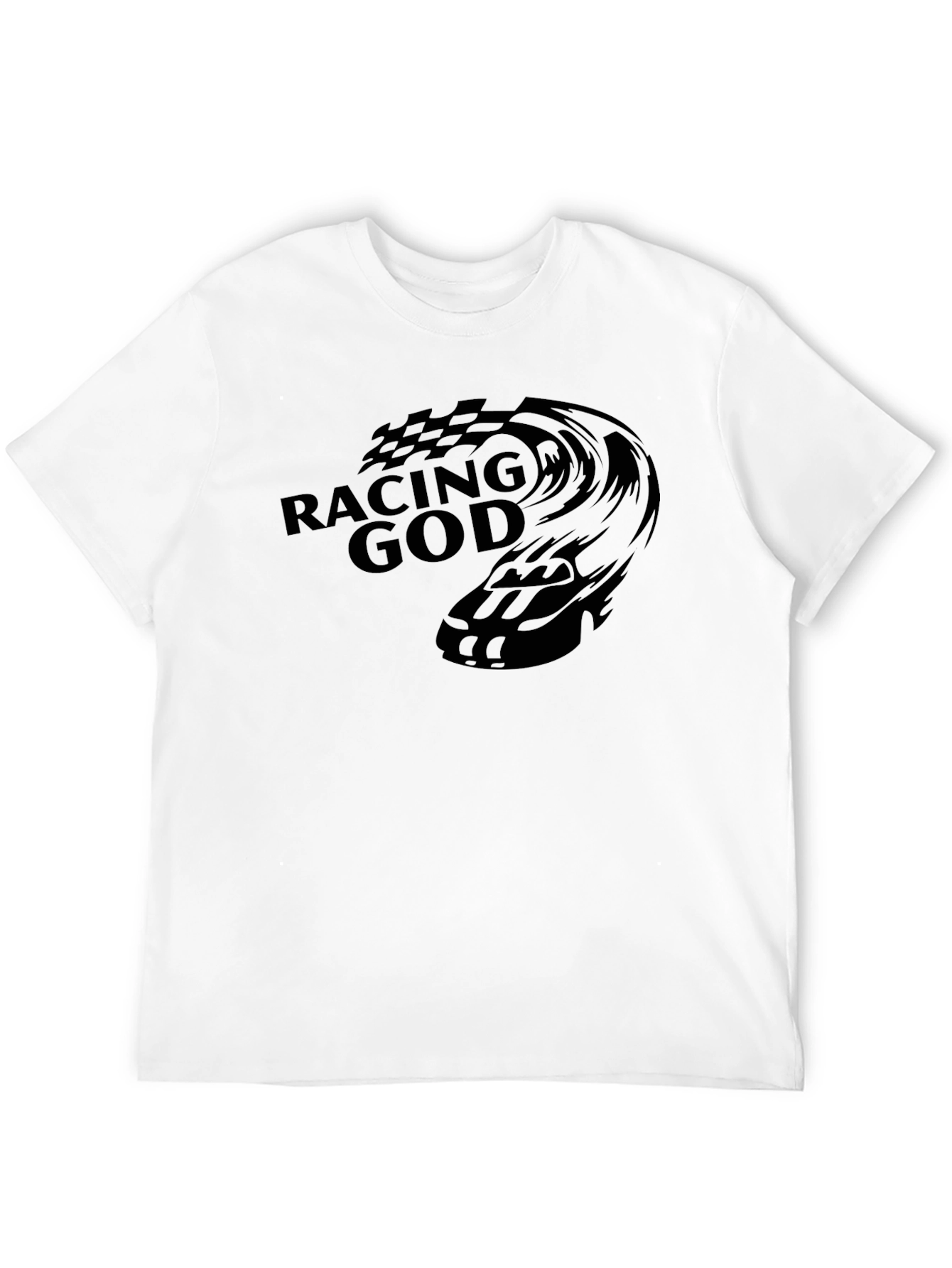 Racing God Black T-Shirt