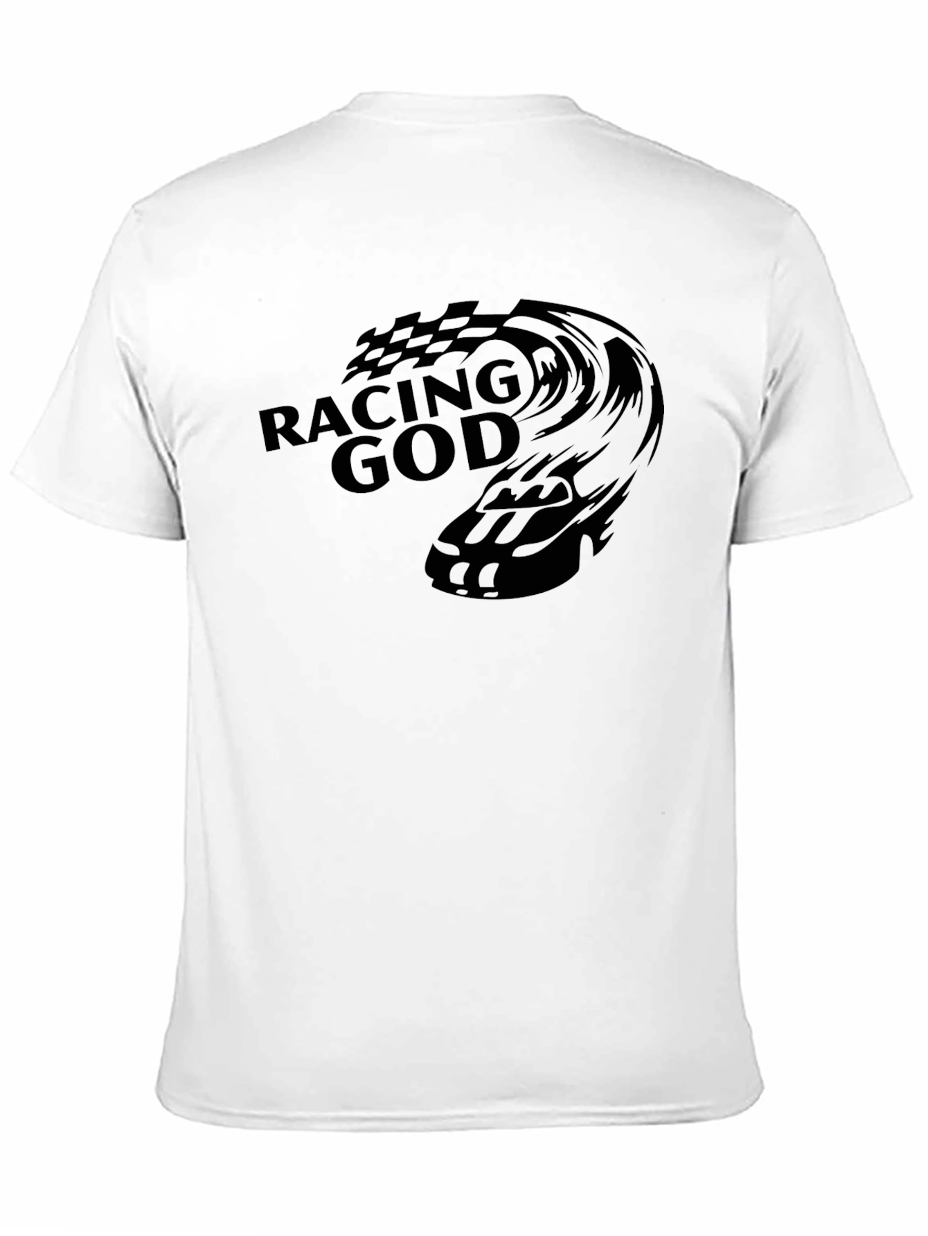 Racing God Black T-Shirt