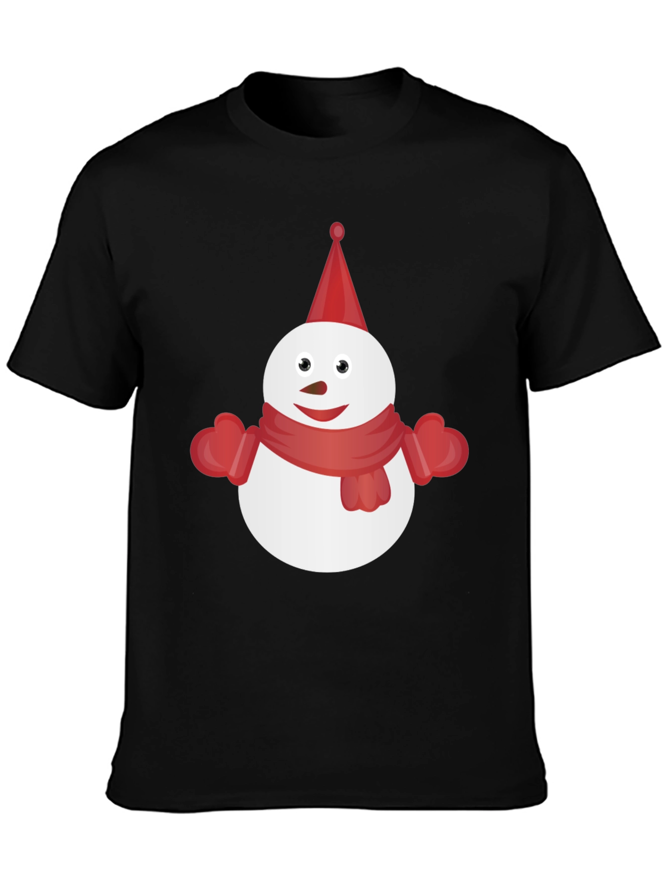 Snowman Graphic Tee - Festive Winter Shirt