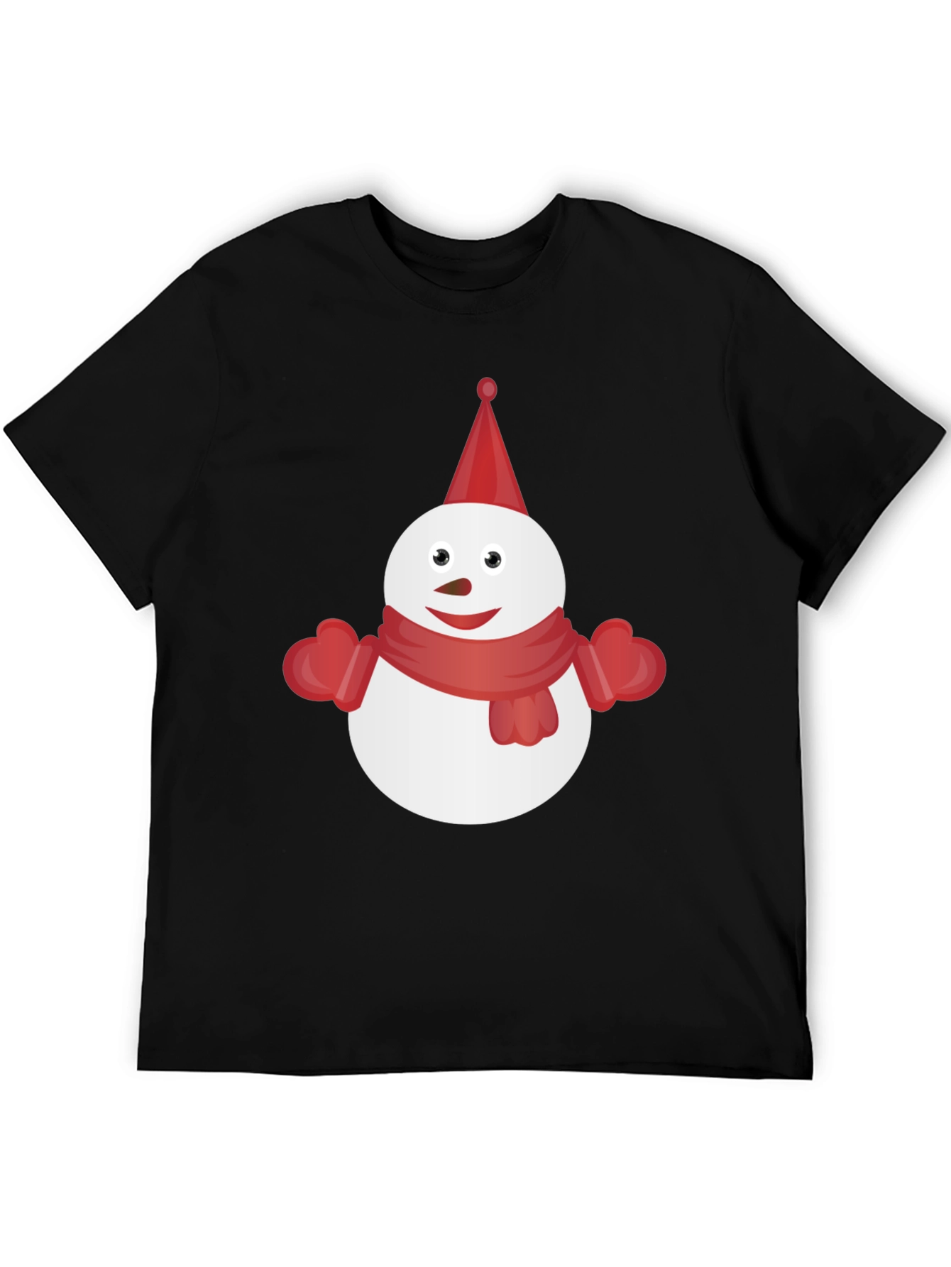 Snowman Graphic Tee - Festive Winter Shirt