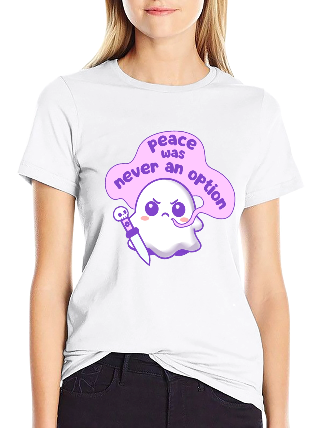 Peace Was Never an Option Ghost T-Shirt