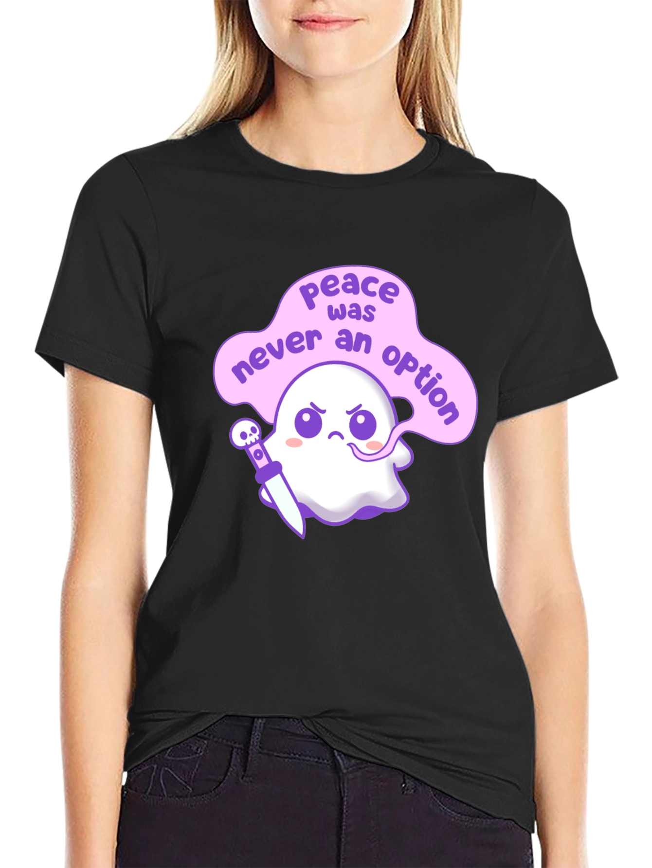 Peace Was Never an Option Ghost T-Shirt