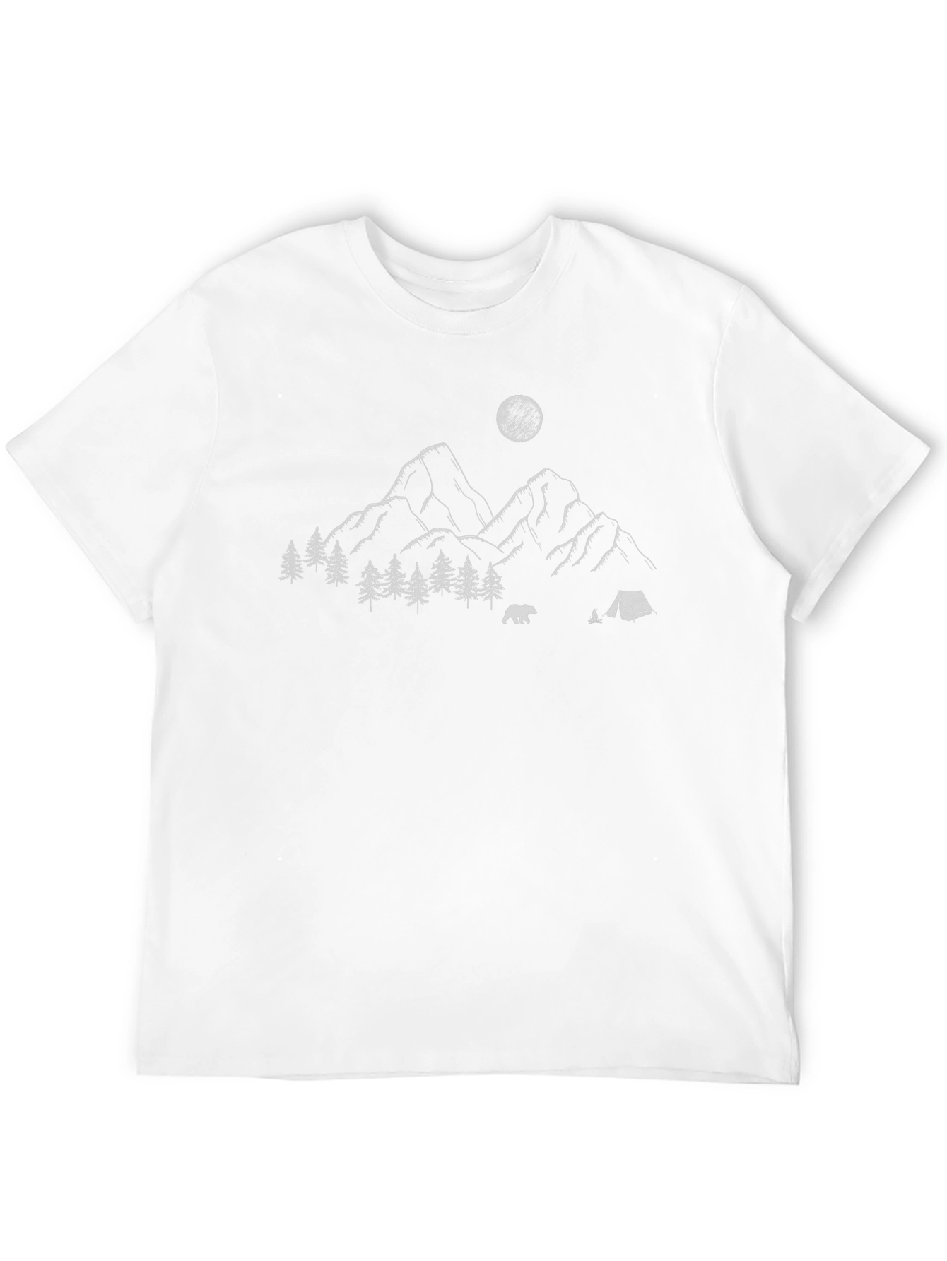Mountain Camp Graphic Tee - Black