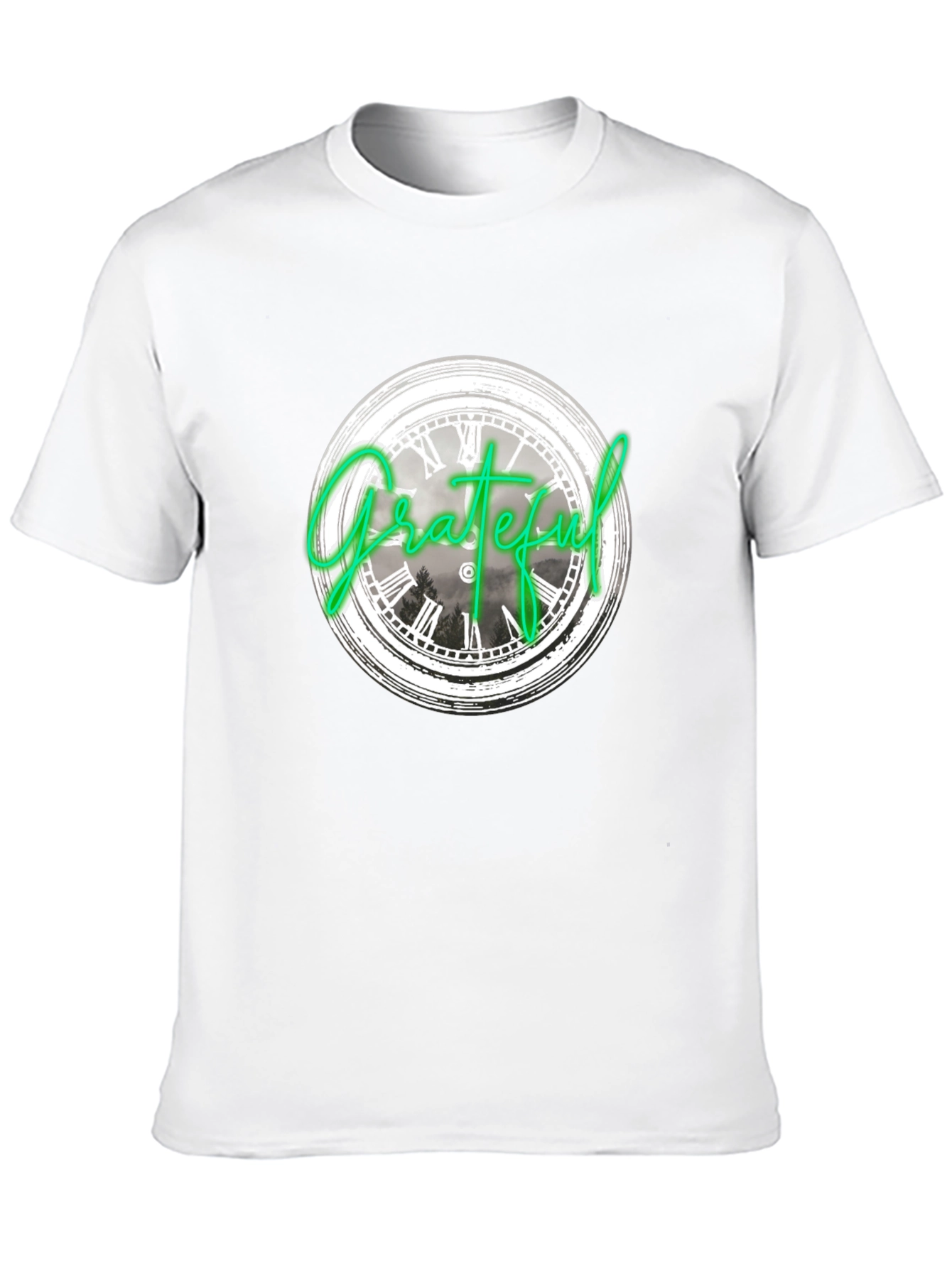 Grateful Clock Graphic Tee - Black