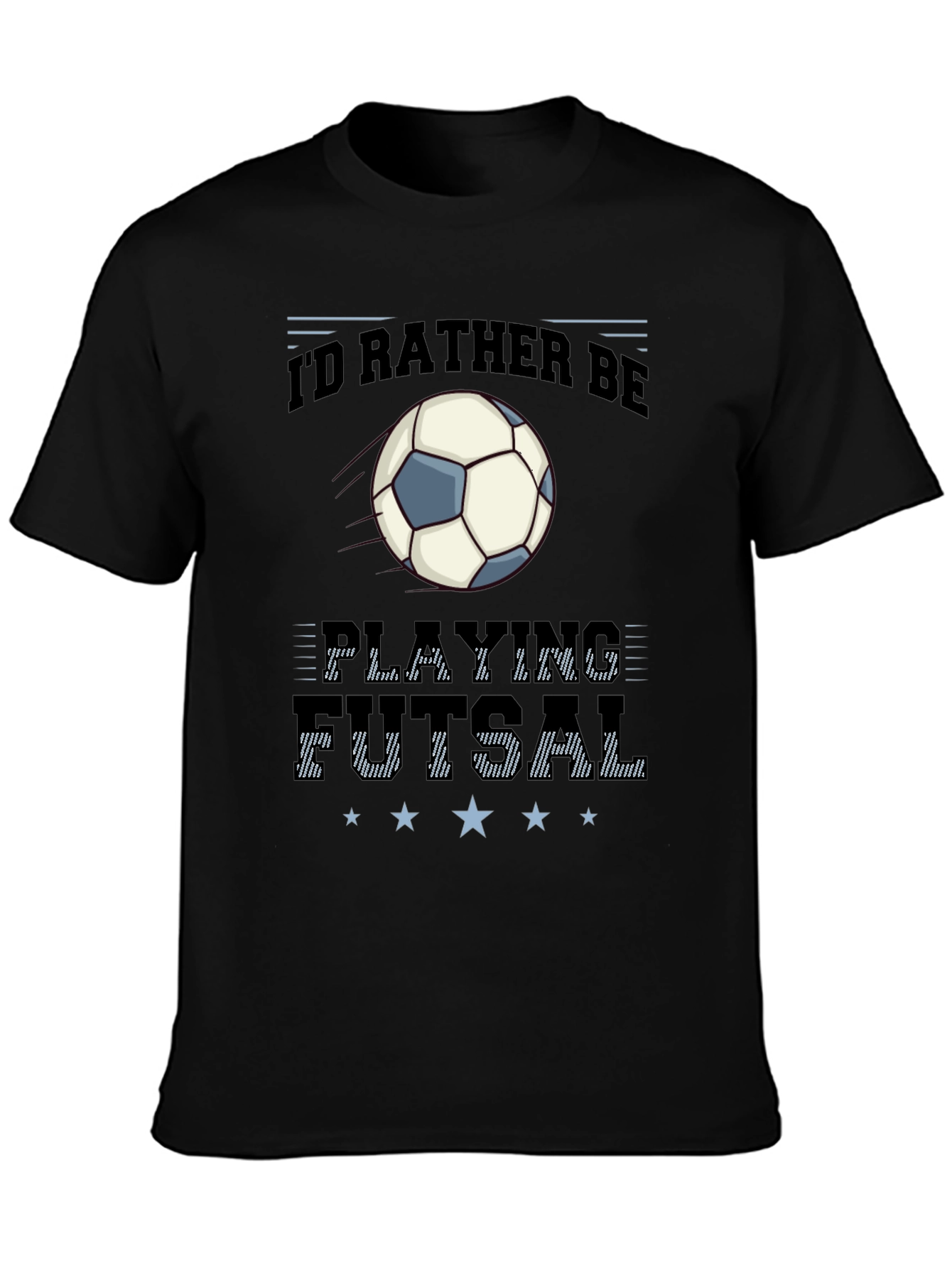 Id Rather Be Playing Futsal Graphic Tee