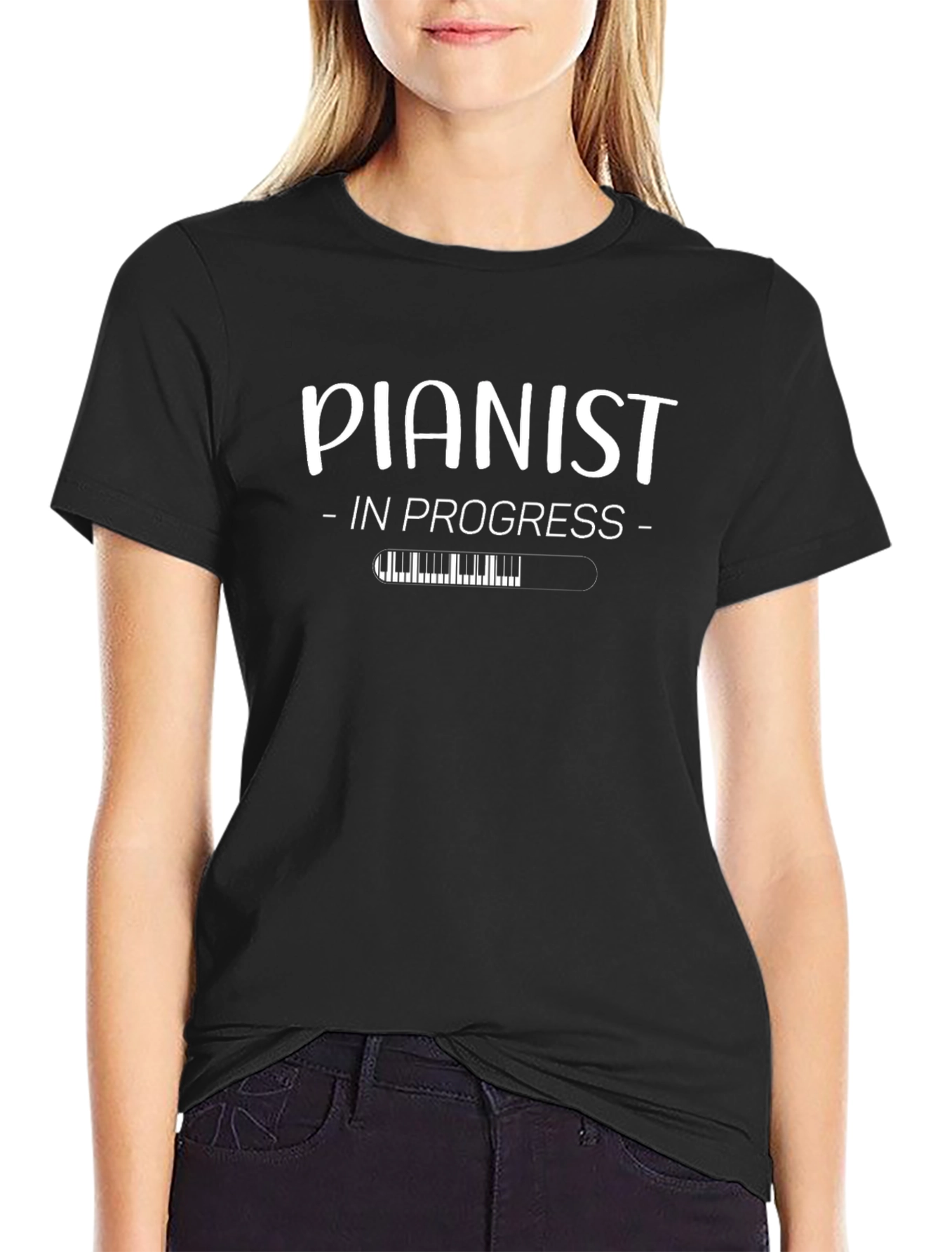 Pianist in Progress T-Shirt - Musician Tee
