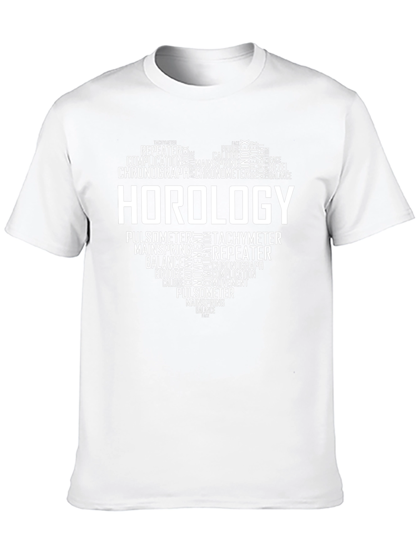 Horology Heart T-Shirt - Watch Lover Tee