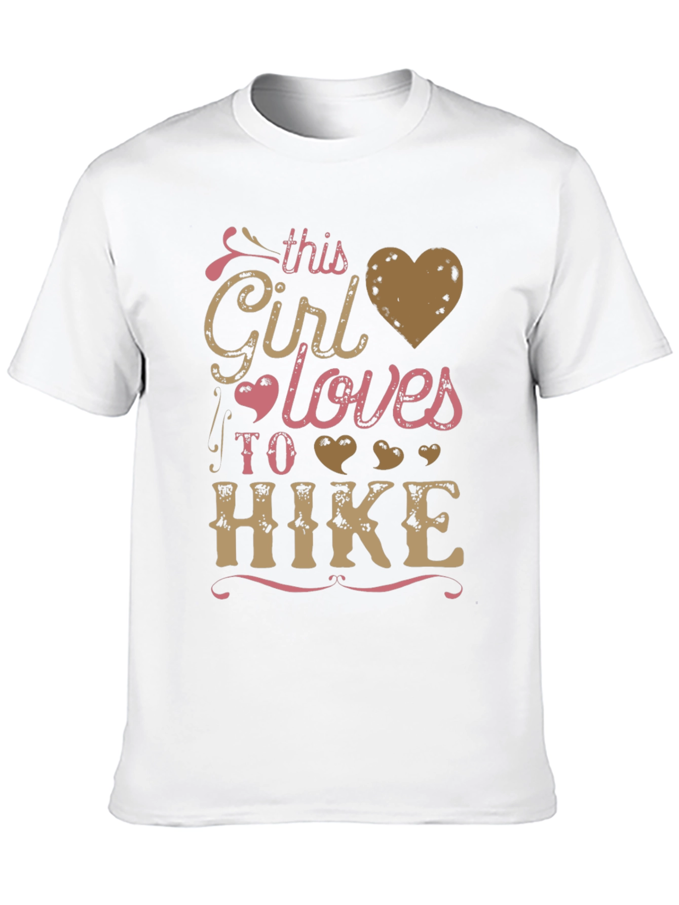 Hiking Lover T-Shirt - This Girl Loves to Hike