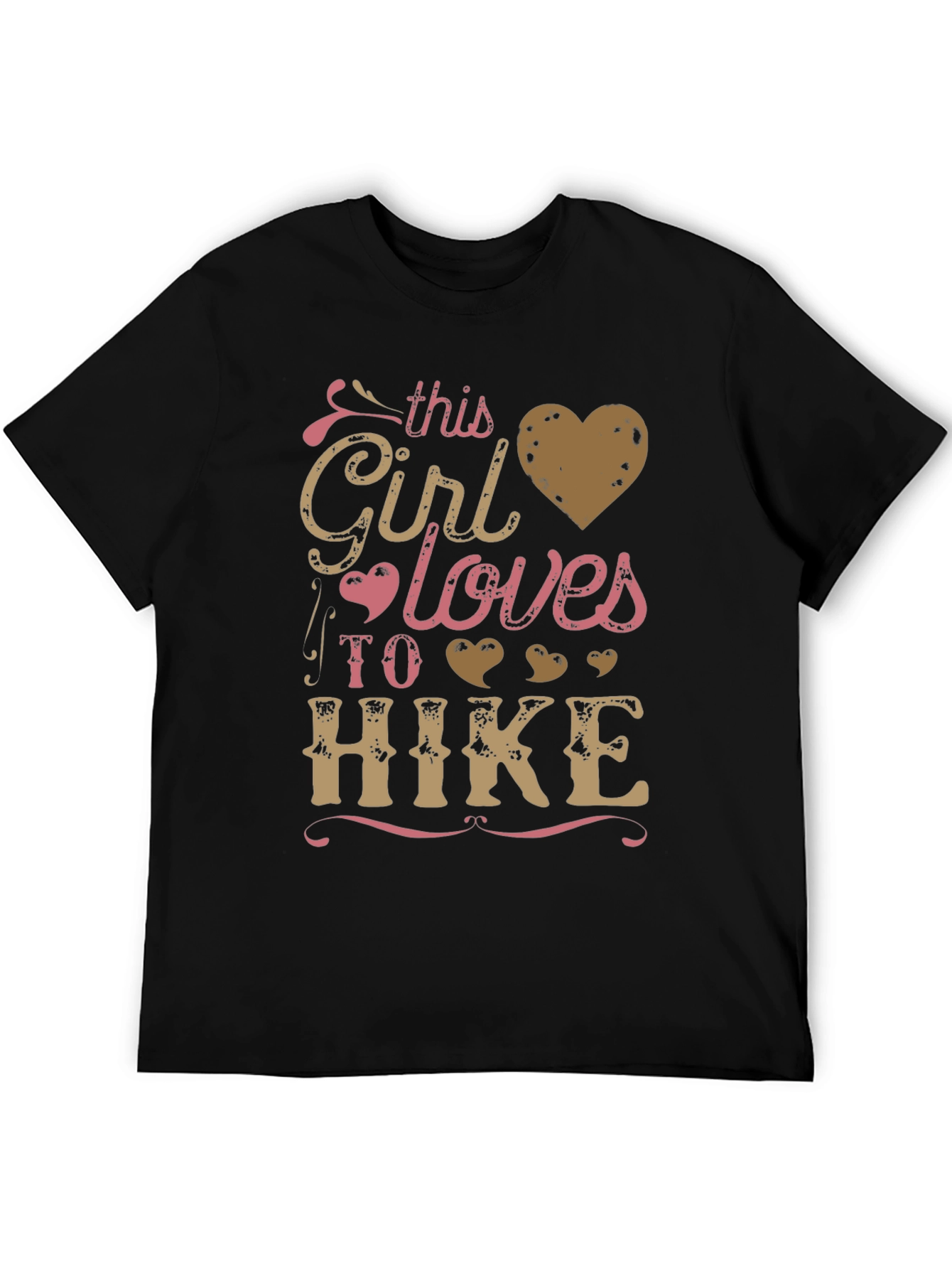 Hiking Lover T-Shirt - This Girl Loves to Hike