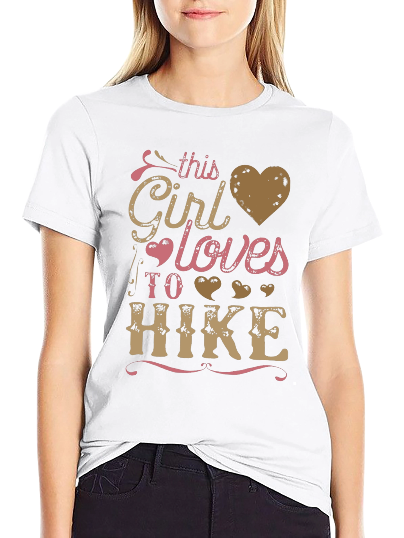 Hiking Lover T-Shirt - This Girl Loves to Hike