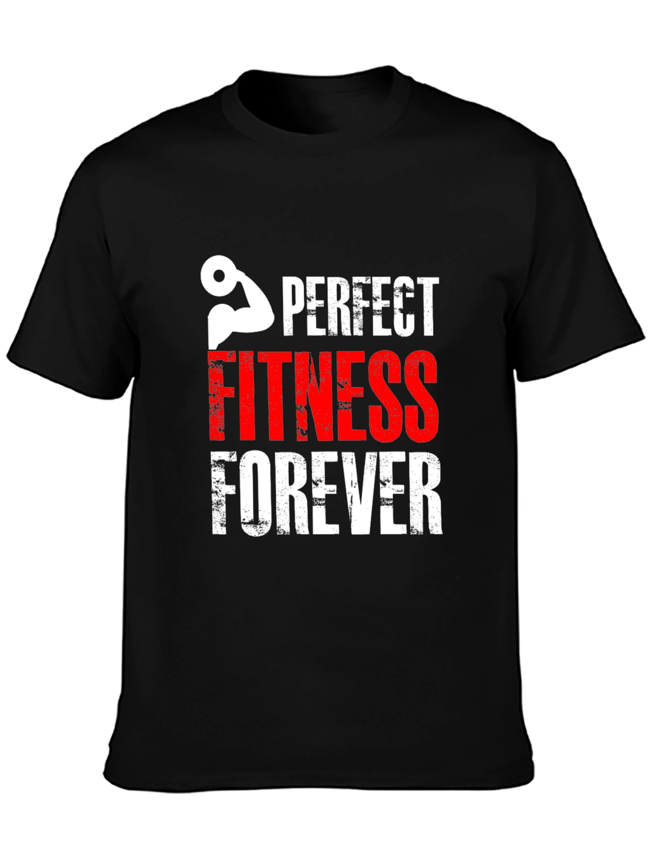 Perfect Fitness Forever Black T-Shirt