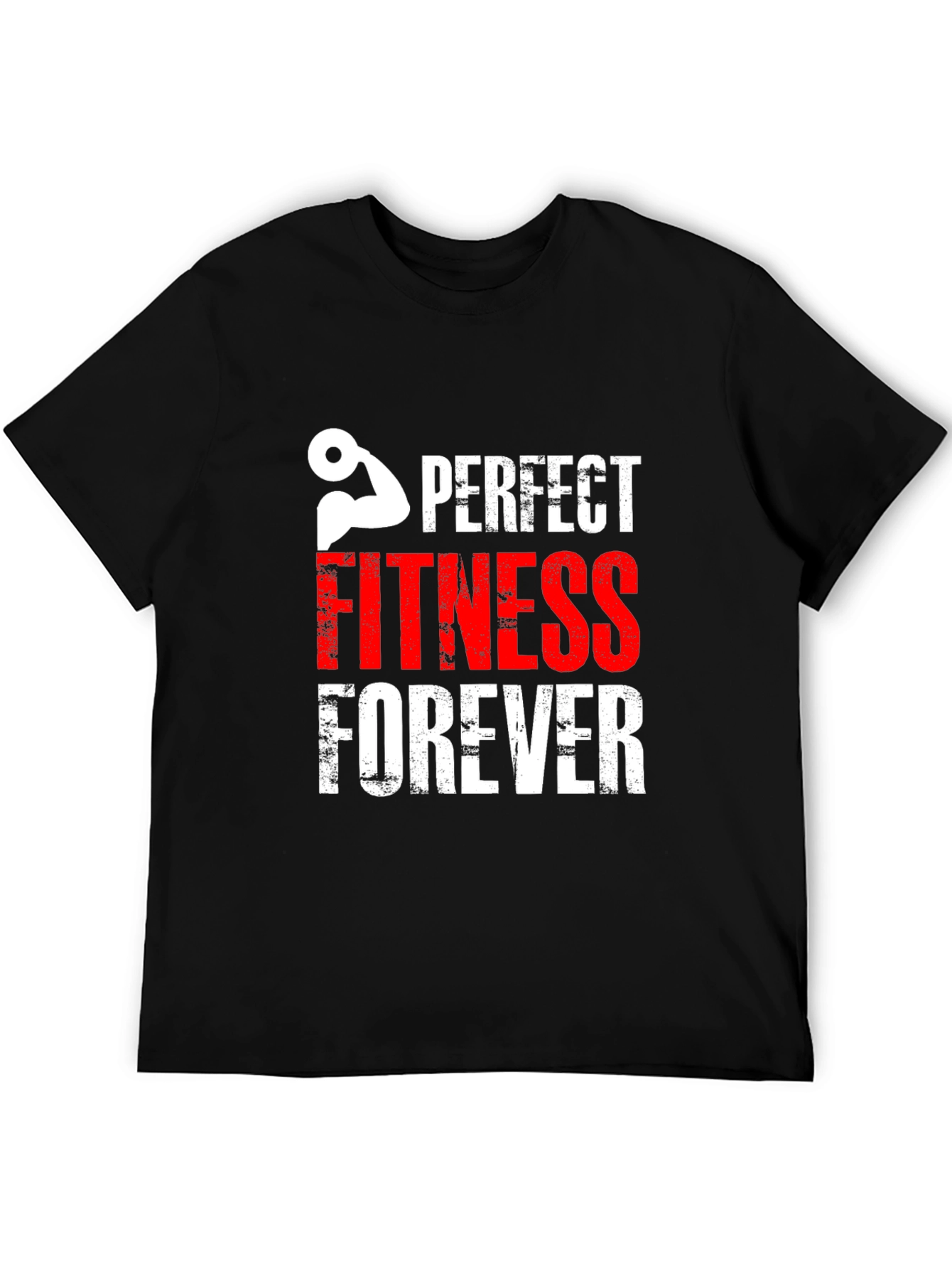 Perfect Fitness Forever Black T-Shirt