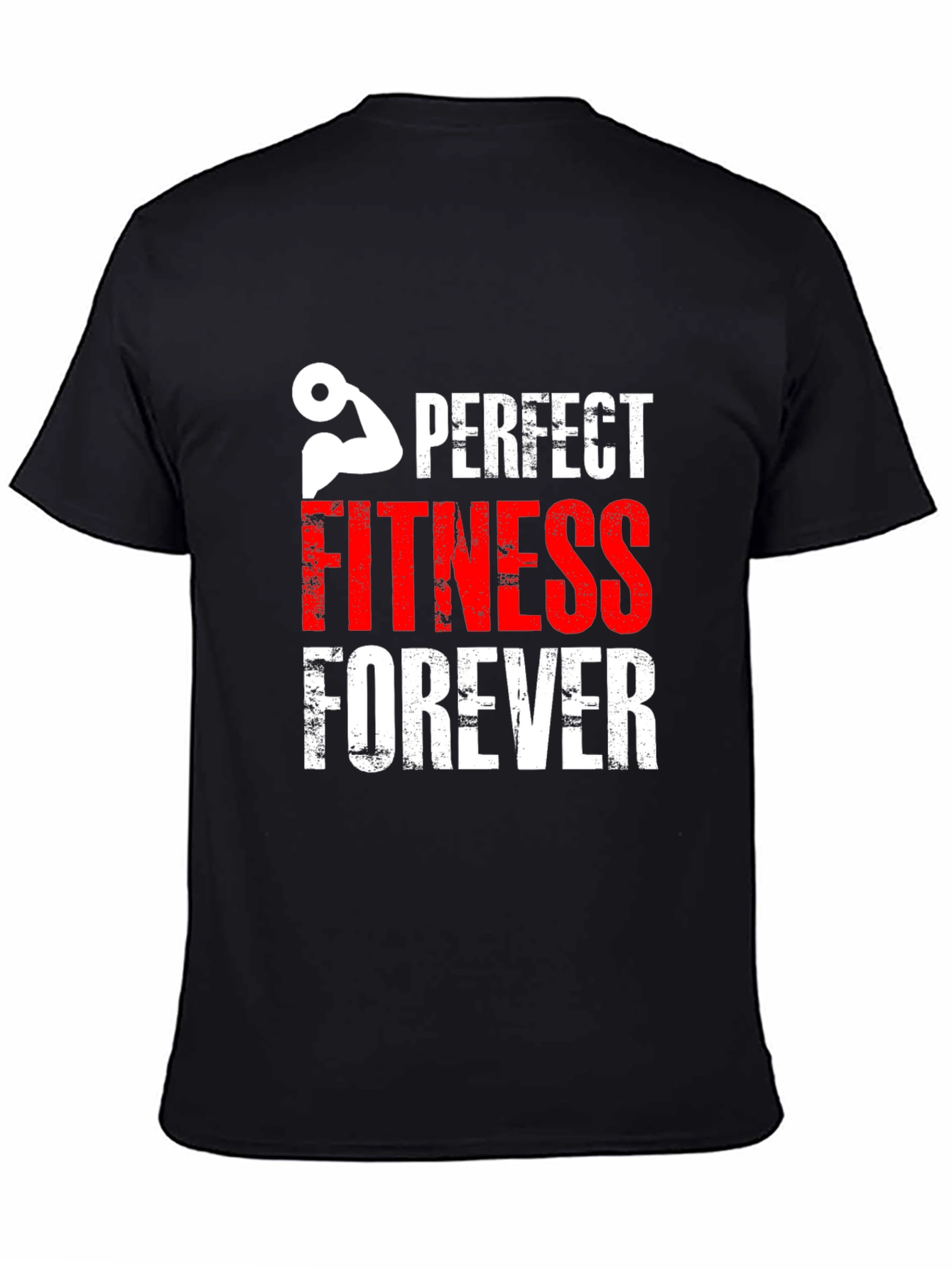 Perfect Fitness Forever Black T-Shirt