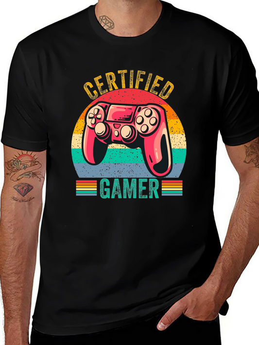 Certified Gamer Graphic T-Shirt