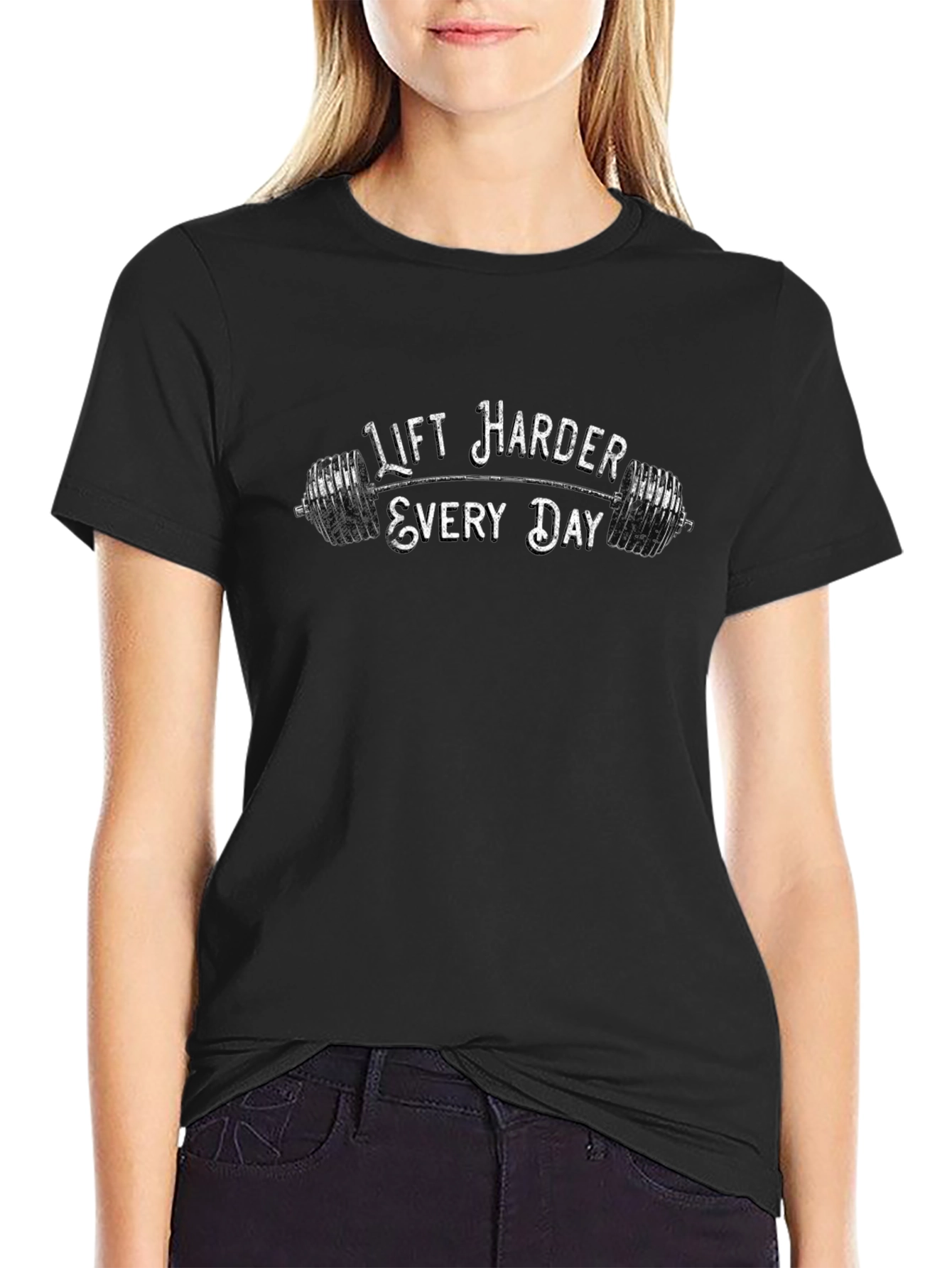 Lift Harder Every Day Mens Graphic T-Shirt