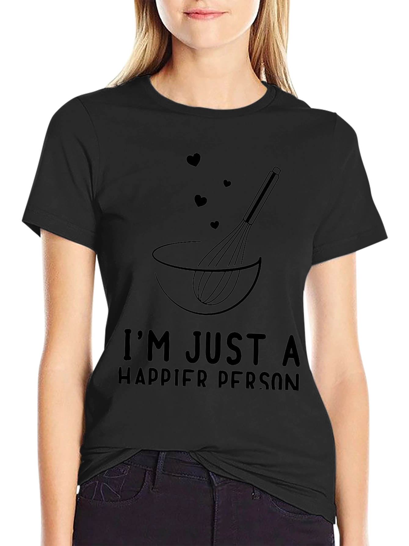 Happier Person Baking T-Shirt