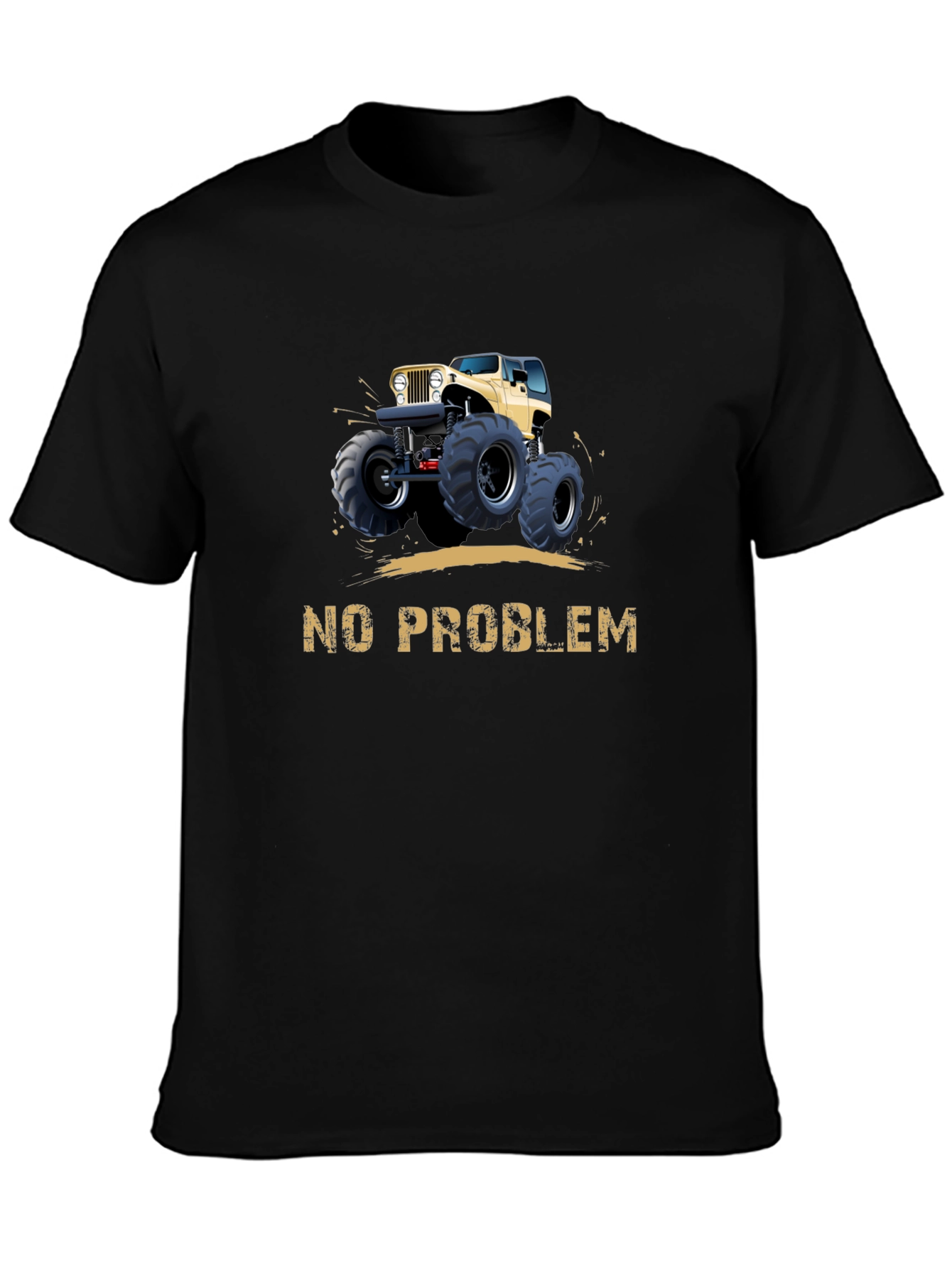 No Problem Monster Truck Graphic Tee