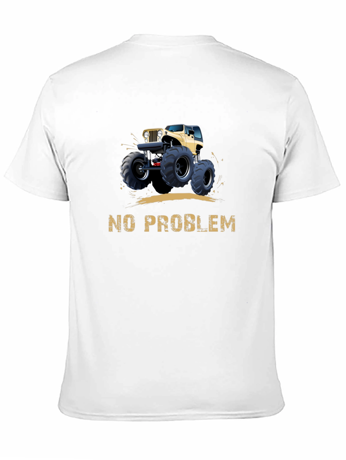 No Problem Monster Truck Graphic Tee