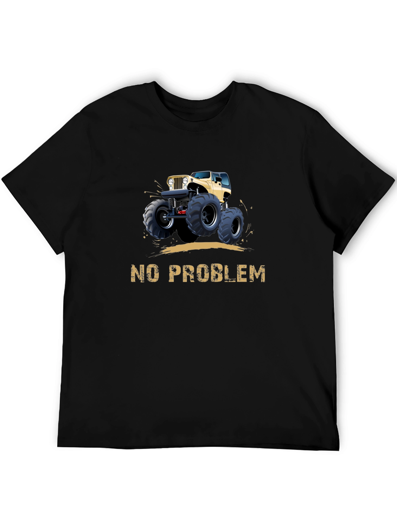 No Problem Monster Truck Graphic Tee