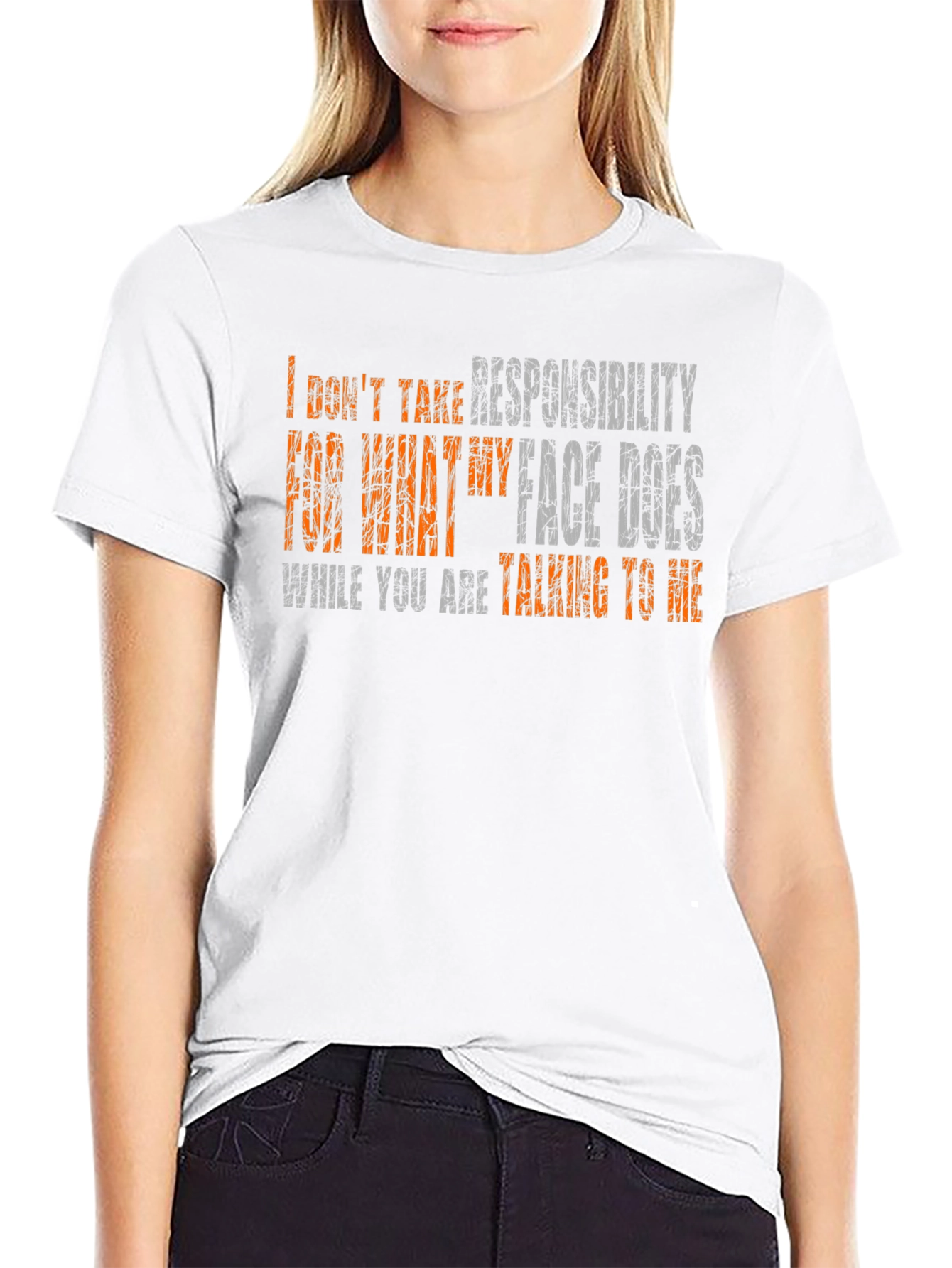 I Dont Take Responsibility Funny Graphic Tee