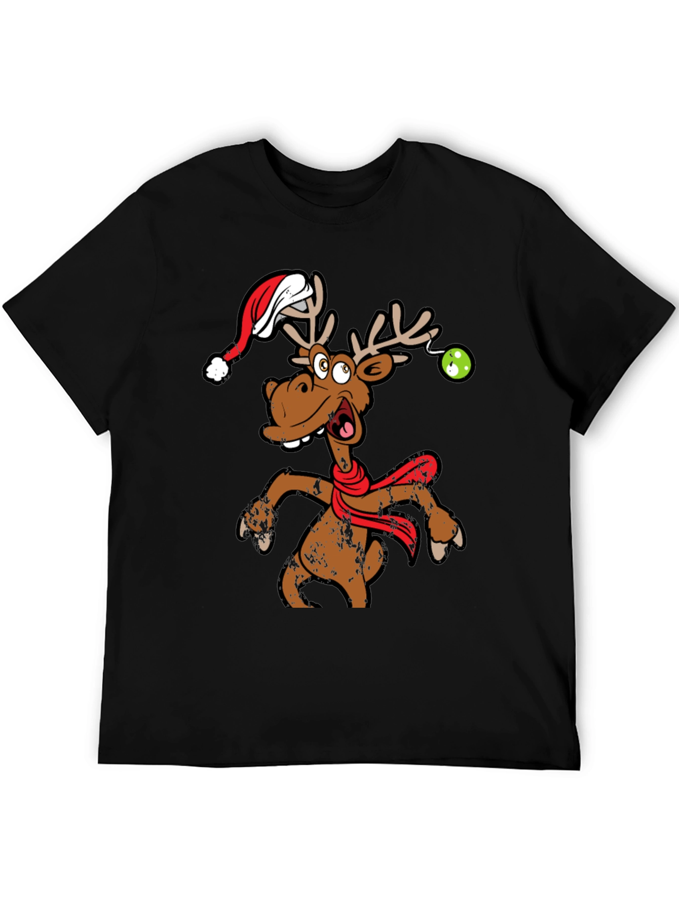 Funny Christmas Moose T-Shirt