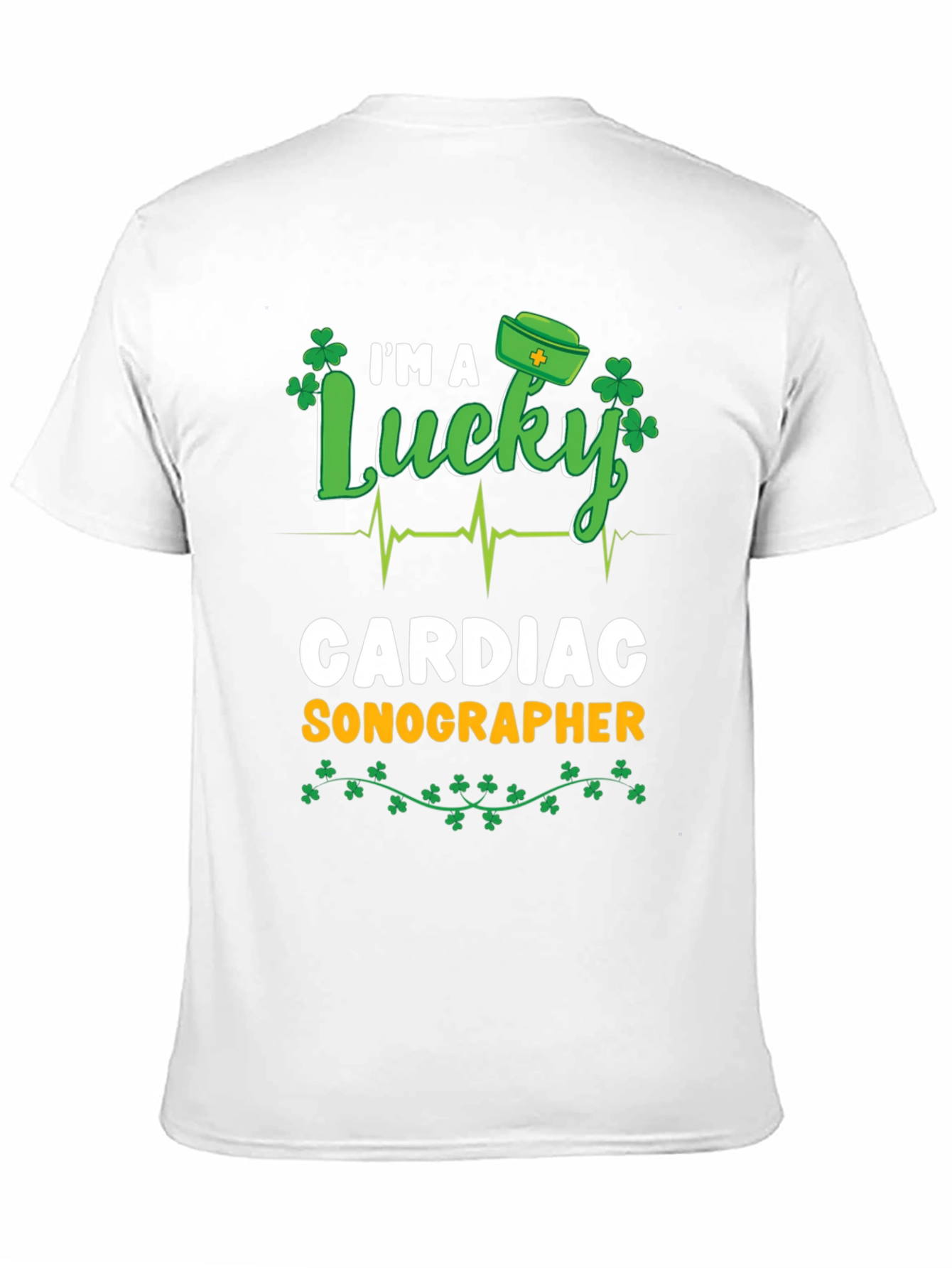 Lucky Cardiac Sonographer St. Patricks Day T-Shirt